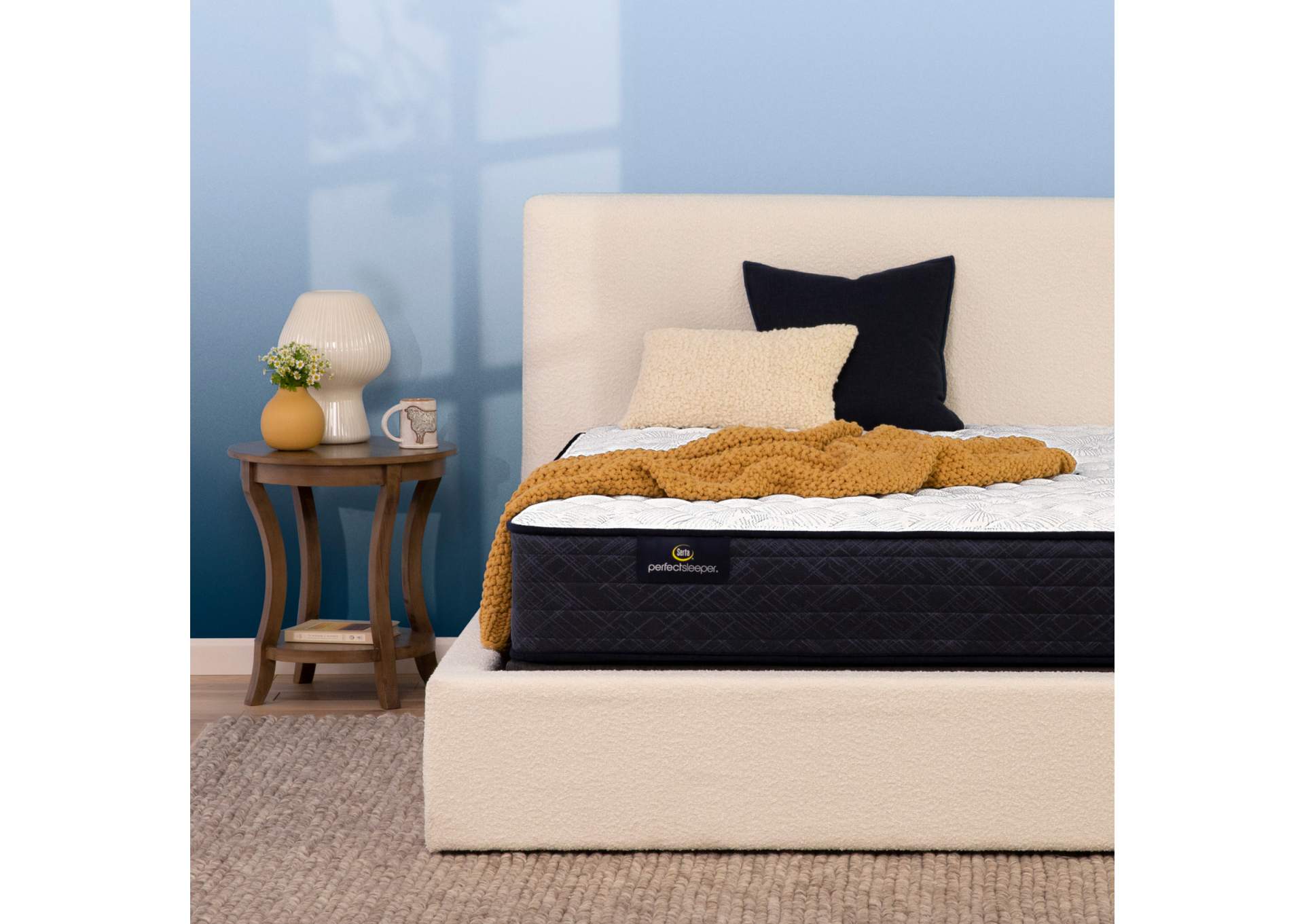 Perfect Sleeper Midsummer Nights 10. 5 Inch Firm Mattress Low Profile Set - Full image 10