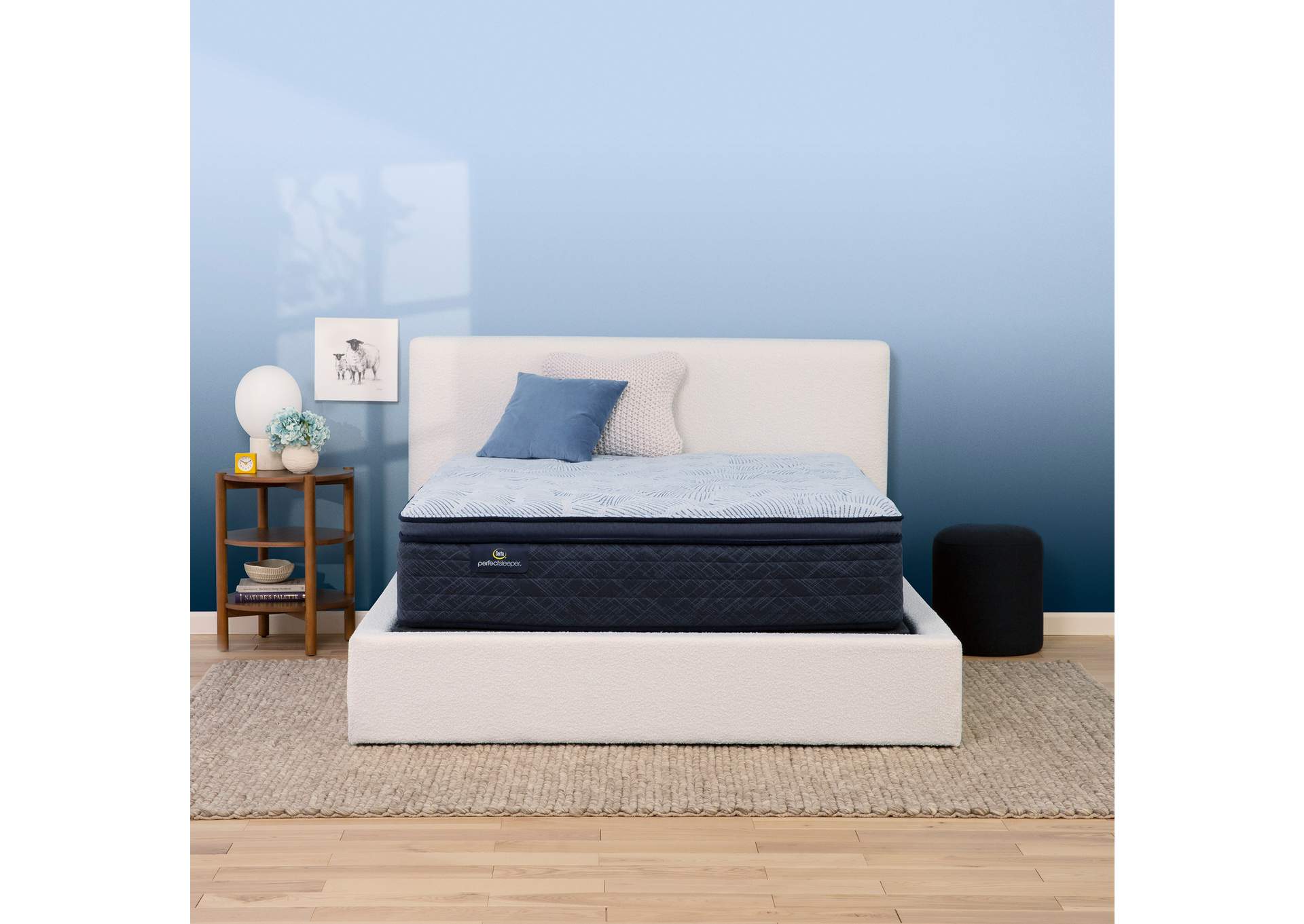 Perfect Sleeper Emi 14. 5 Inch Plush Pillow Top Mattress - California King image 1