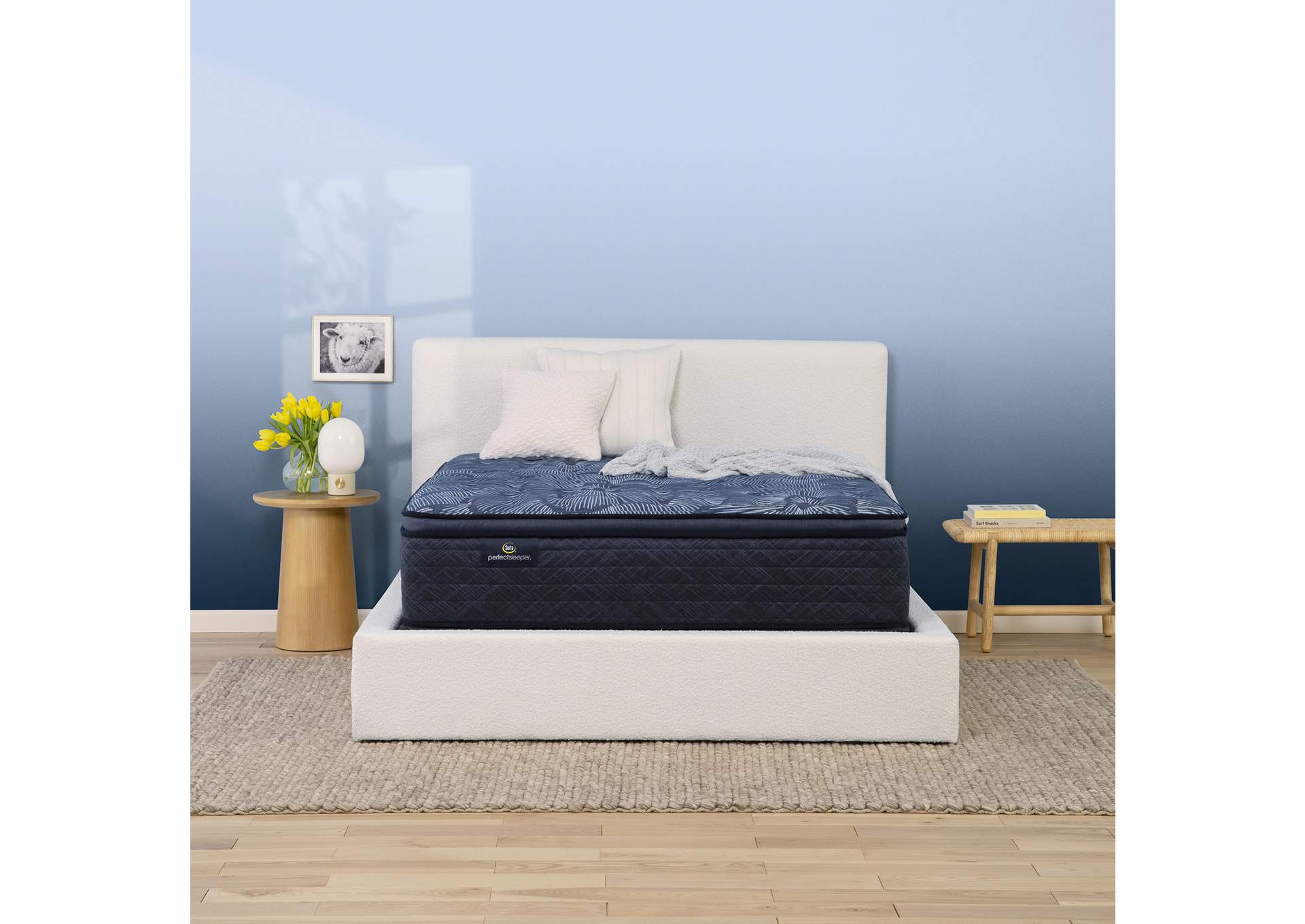 Perfect Sleeper Oasis Sleep 14. 5 Inch Medium Pillow Top Mattress Set - King image 1