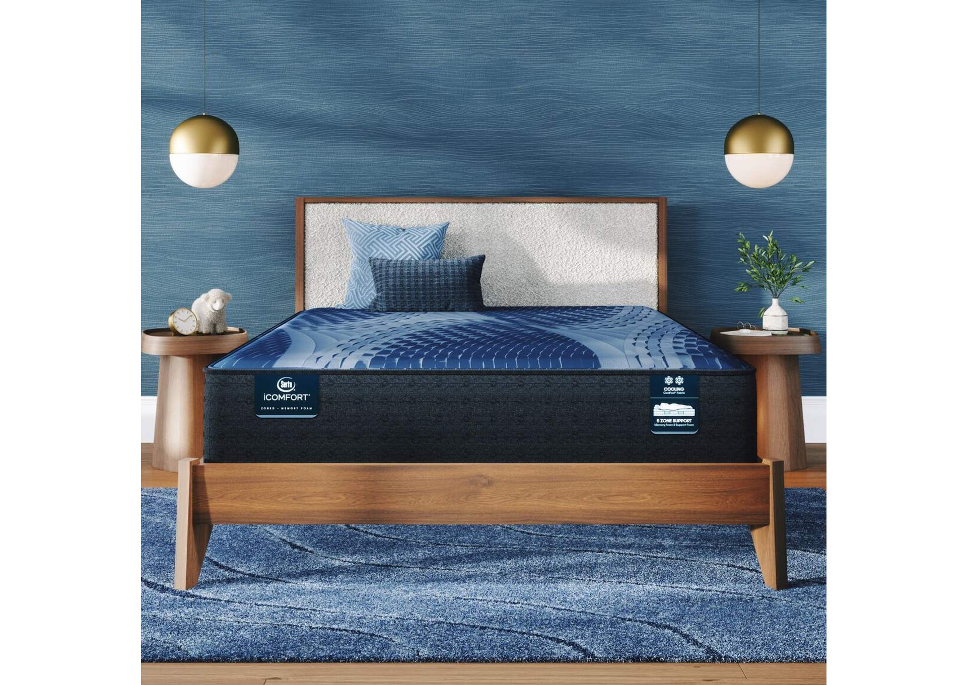 Icomfort Aspire 14" Memory Foam Medium Mattress - Twin XL image 1