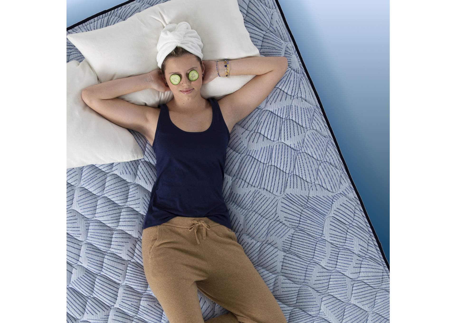 Perfect Sleeper Nurture Night 13. 5 Inch Plush Mattress - Twin image 9