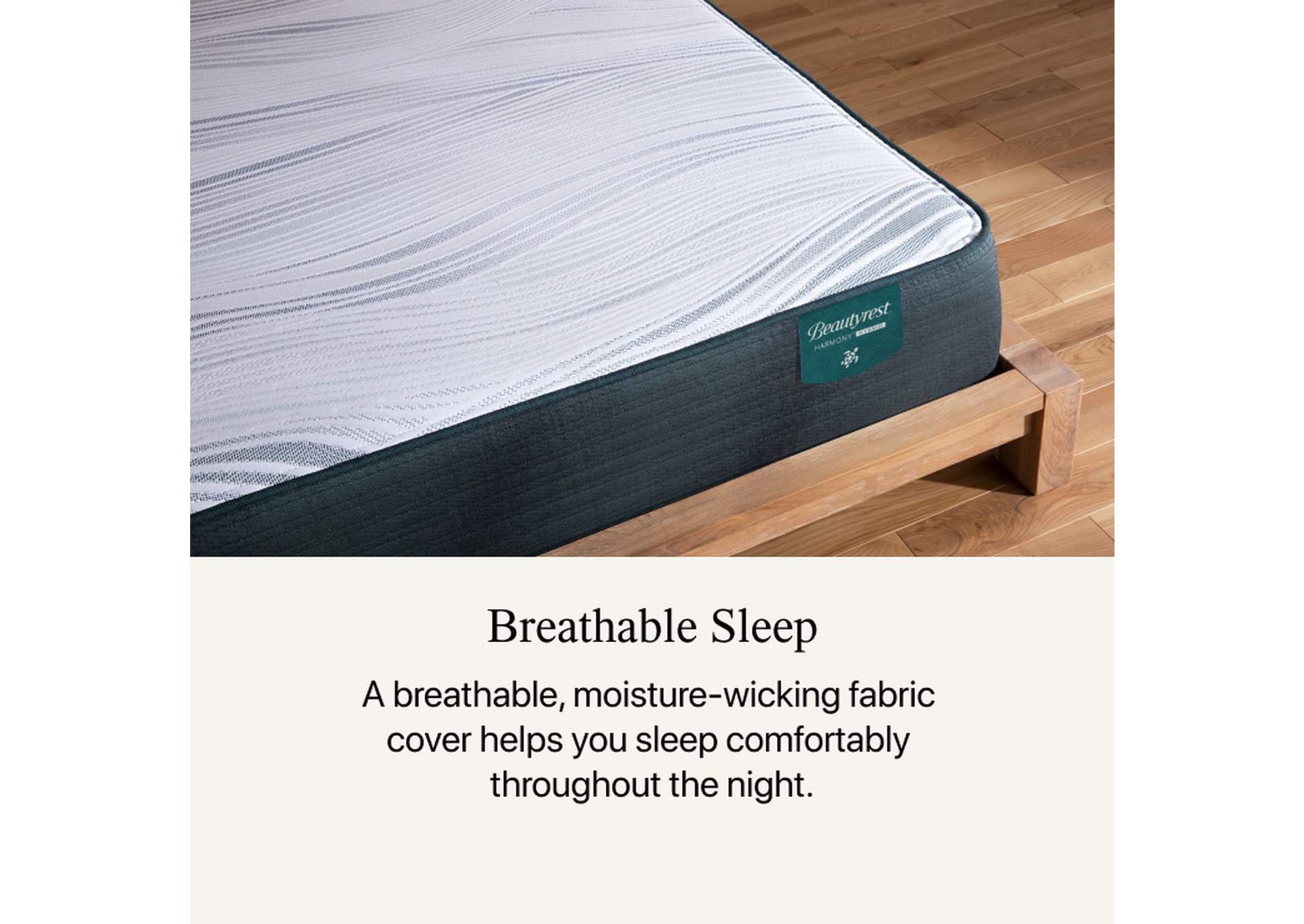 Harmony Hybrid Driftwood Bay 12. 5 Inch Hybrid Plush Mattress Set - King image 9