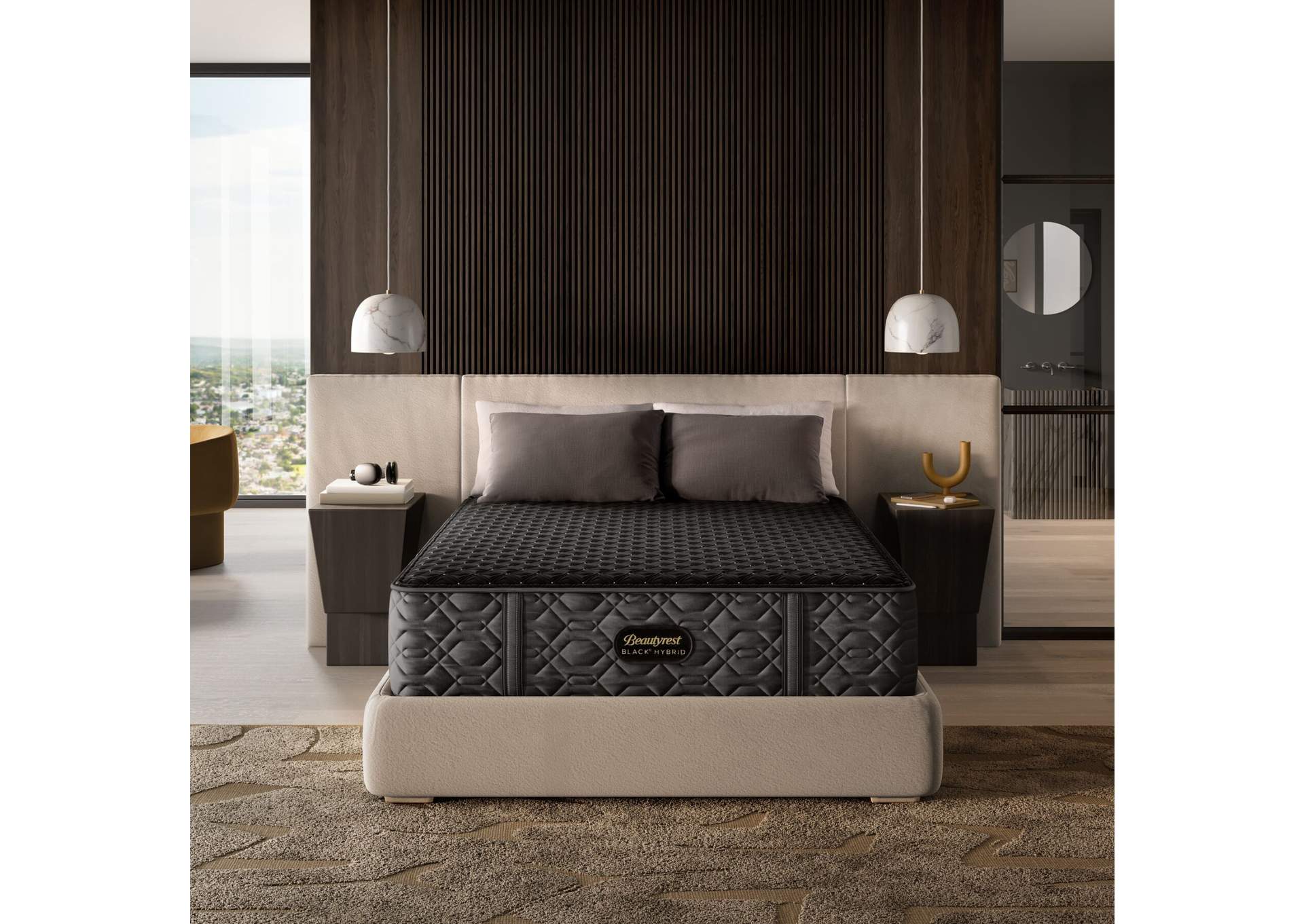 Beautyrest Black® Series Three 14. 5 Inch Hybrid Firm Mattress - Twin XL image 1
