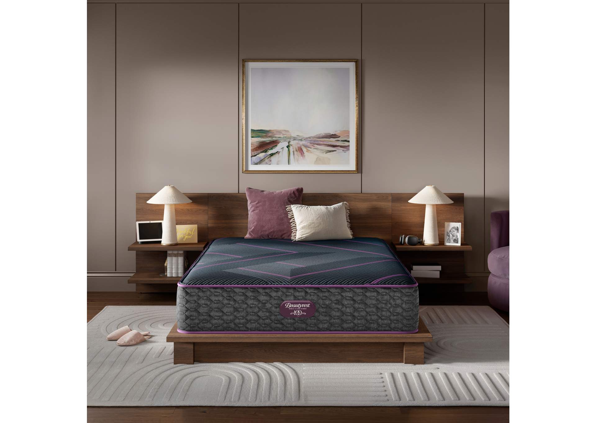 Beautyrest World Class Level Three Hybrid Plush Mattress - King image 1