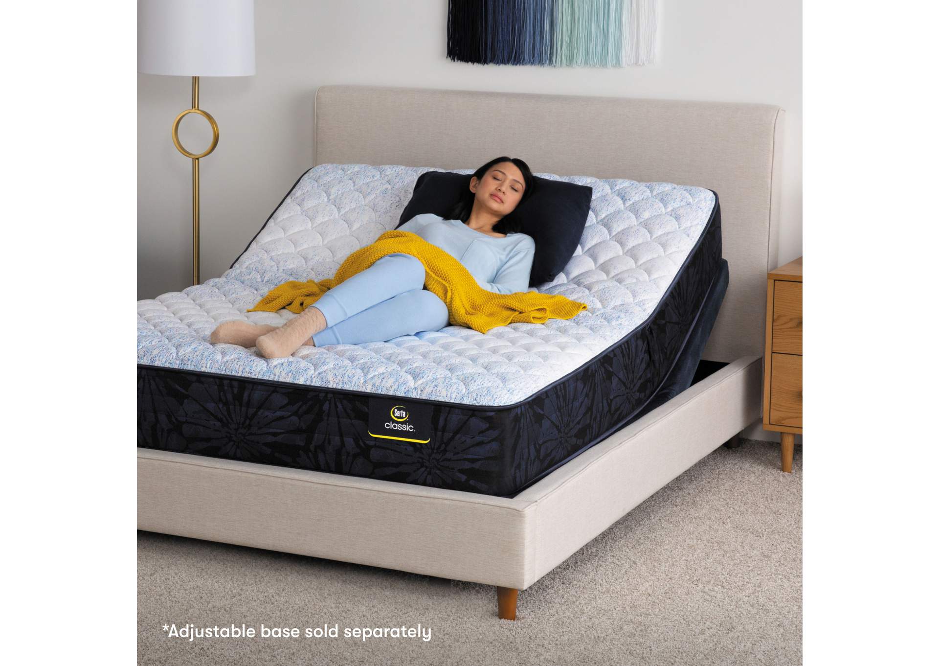 Classic Alden 11. 5 Inch Medium Mattress Low Profile Set - California King image 8