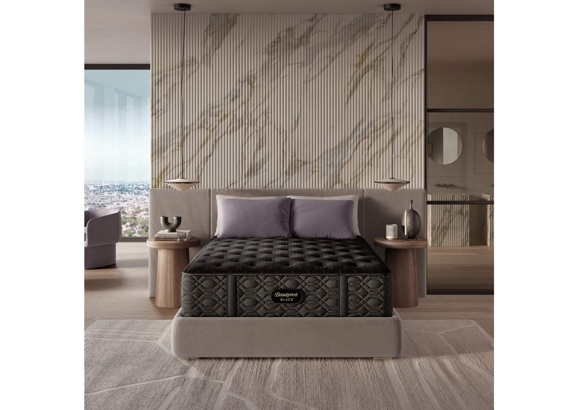 Carton Beautyrest Black Series Three 15.25" Medium Mattress - Twin XL image 1