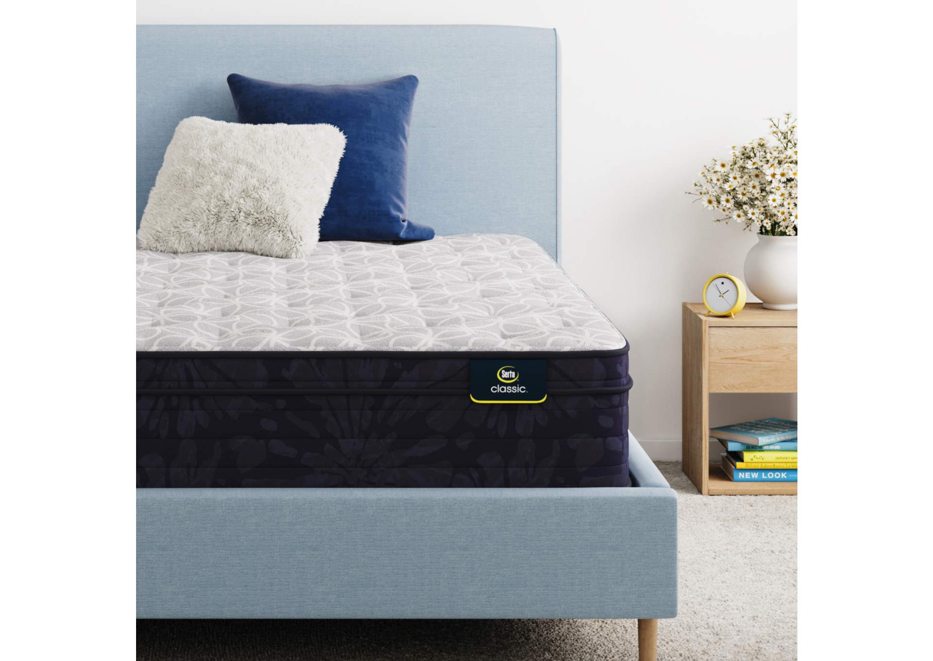 Classic Clarks Hill Ltd 12. 5 Inch Plush Euro Top Mattress - California King image 8