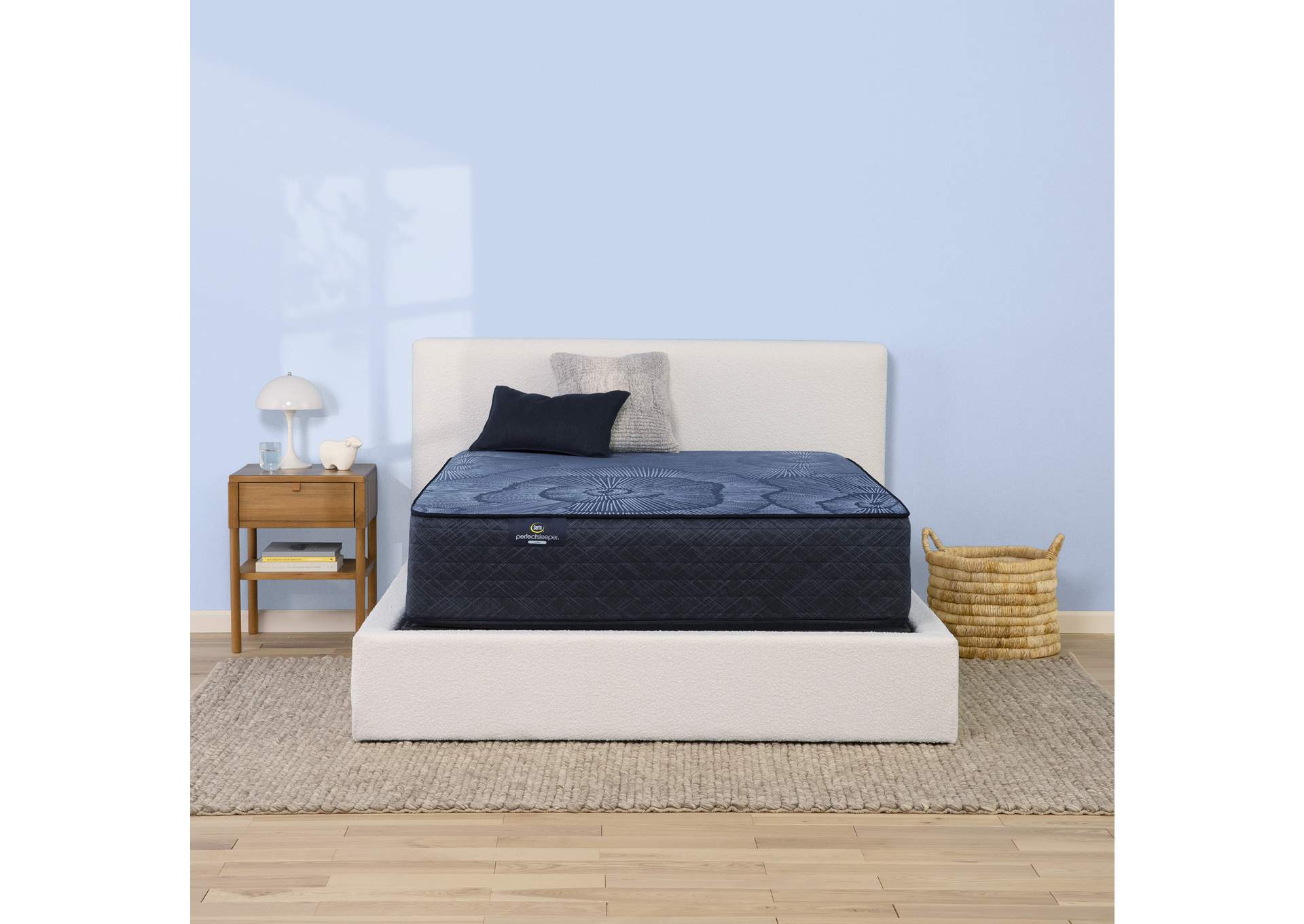 Perfect Sleeper Radiant Rest 14" Hybrid Plush Mattress Low Profile Set - Twin image 1