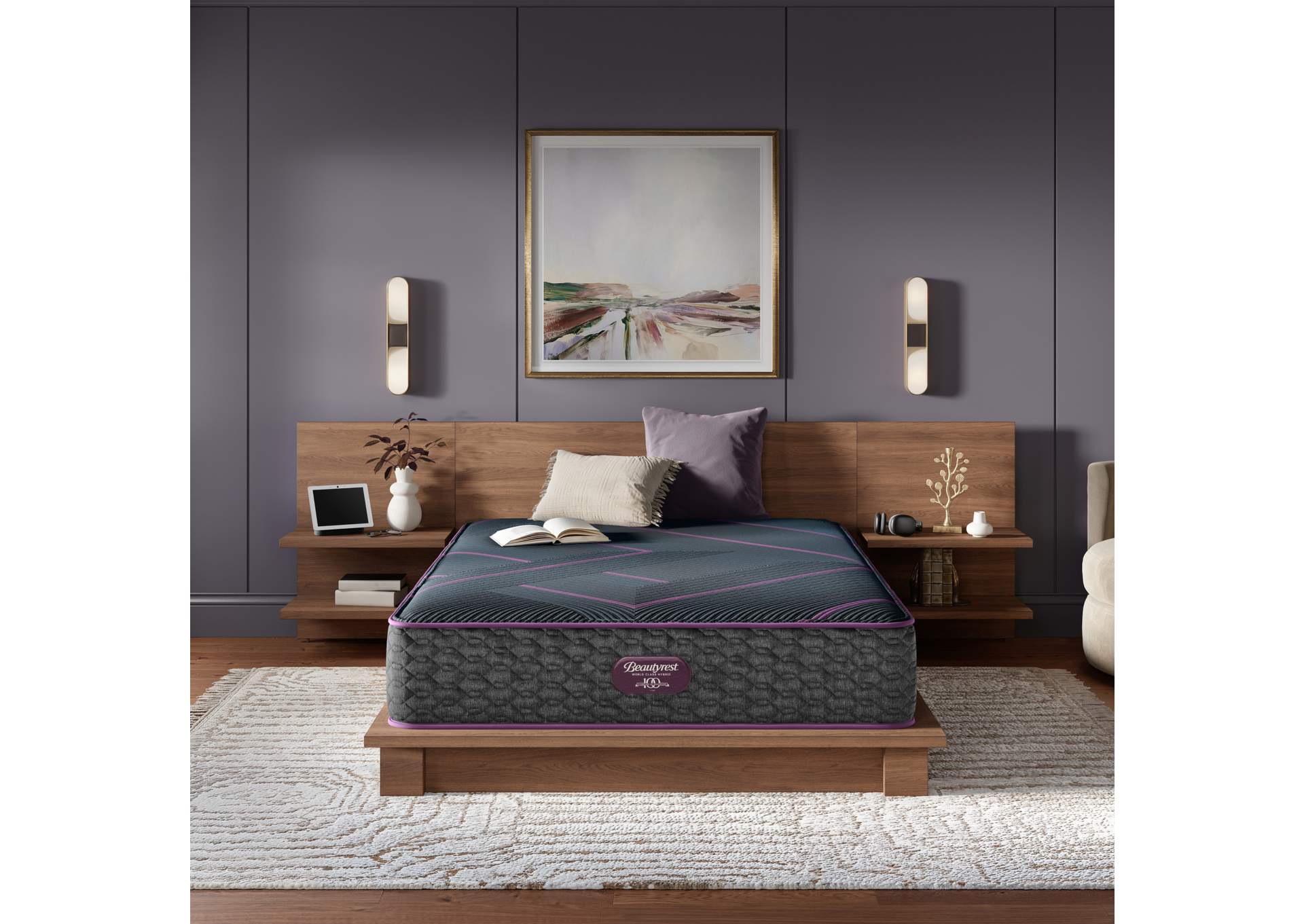 Beautyrest World Class Level Three Hybrid Medium Mattress - Queen