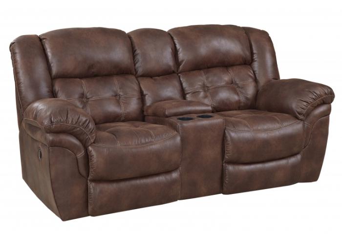 Reclining Console Loveseat image 1