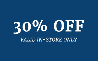 Enjoy 30% Off Any Purchase!