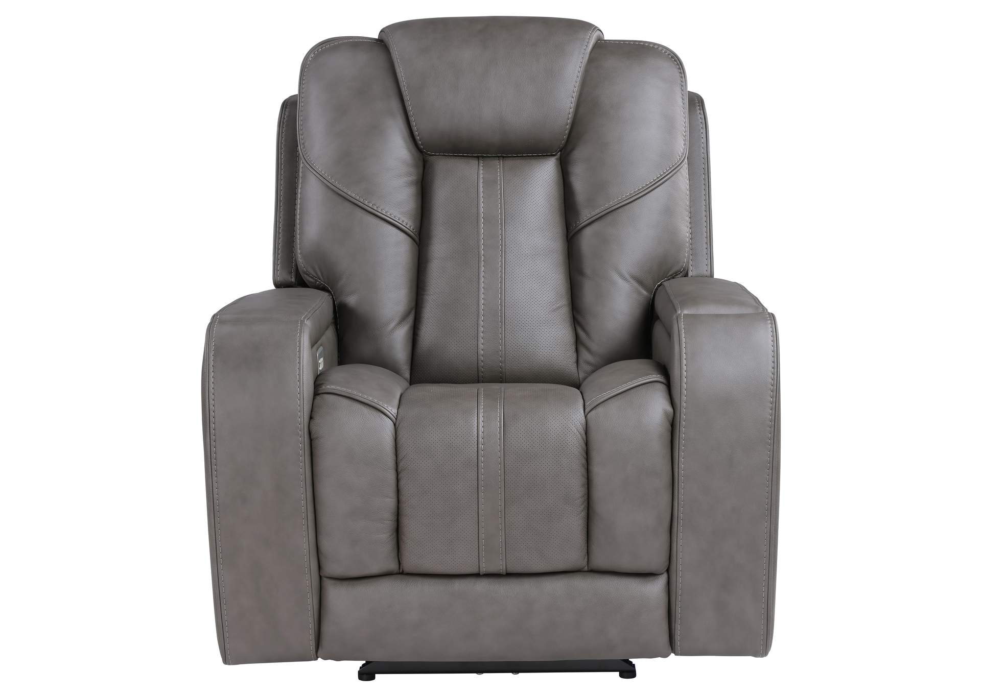 Daniel Gray Triple Power Leather Theat Recliner image 1