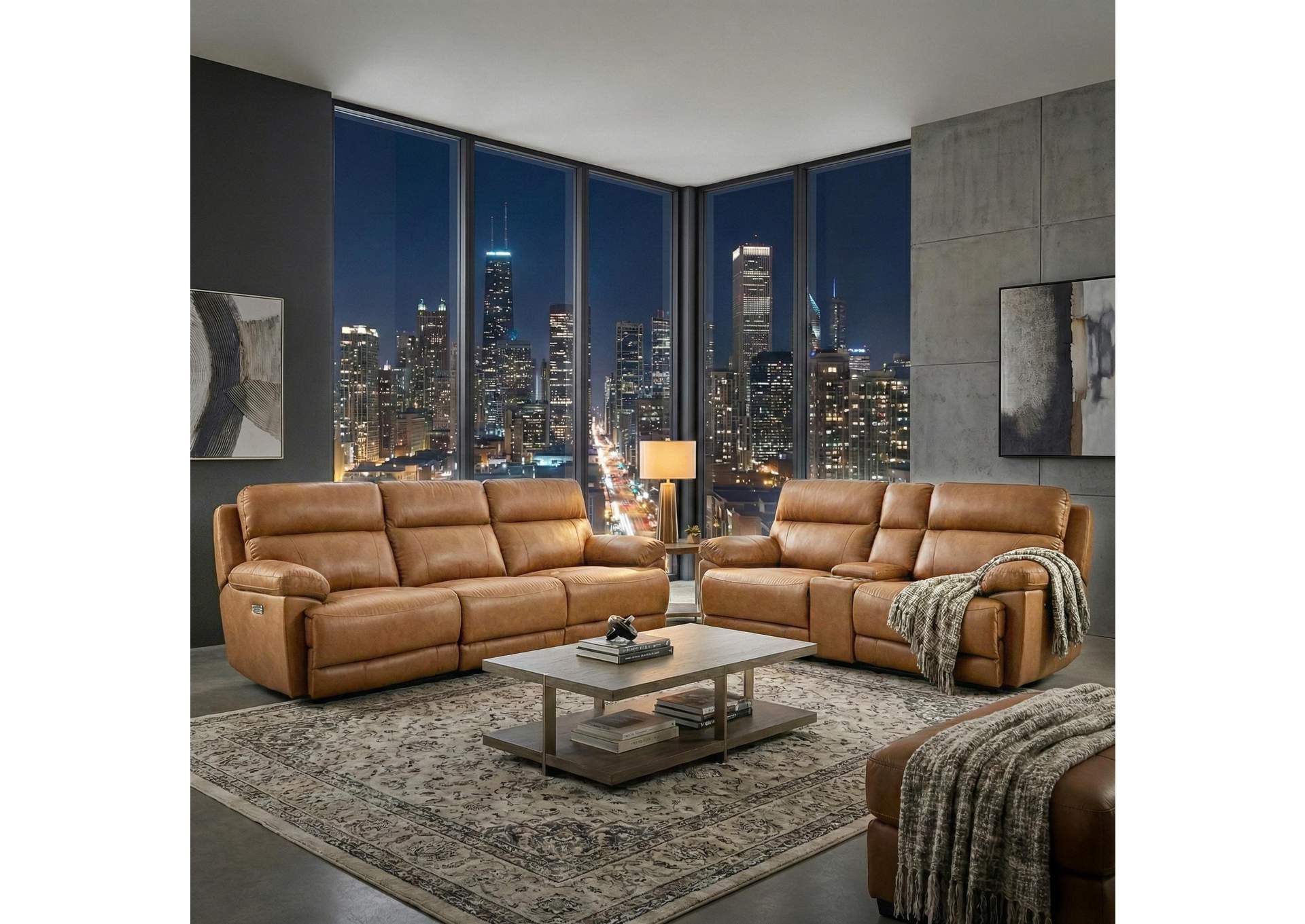 Gatlin Sand 3-Piece Power Reclining Living Room Set image 1