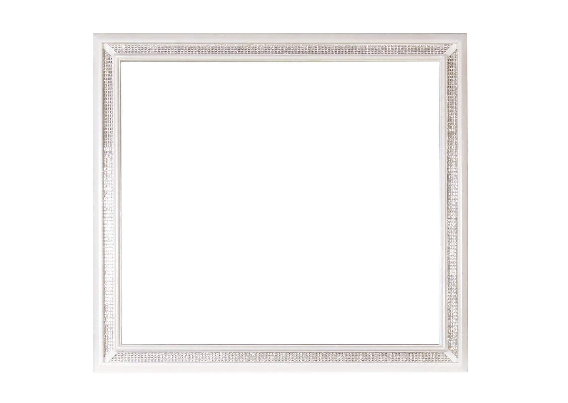 Cassie Illuminating Glam Mirror, Shimmering Pearl Finish image 1
