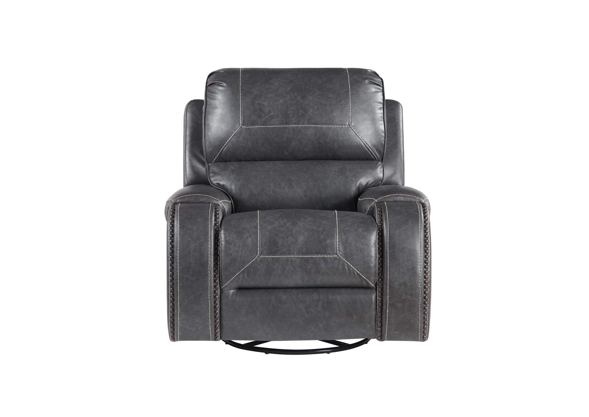 Keily Gray Manual Recliner image 1