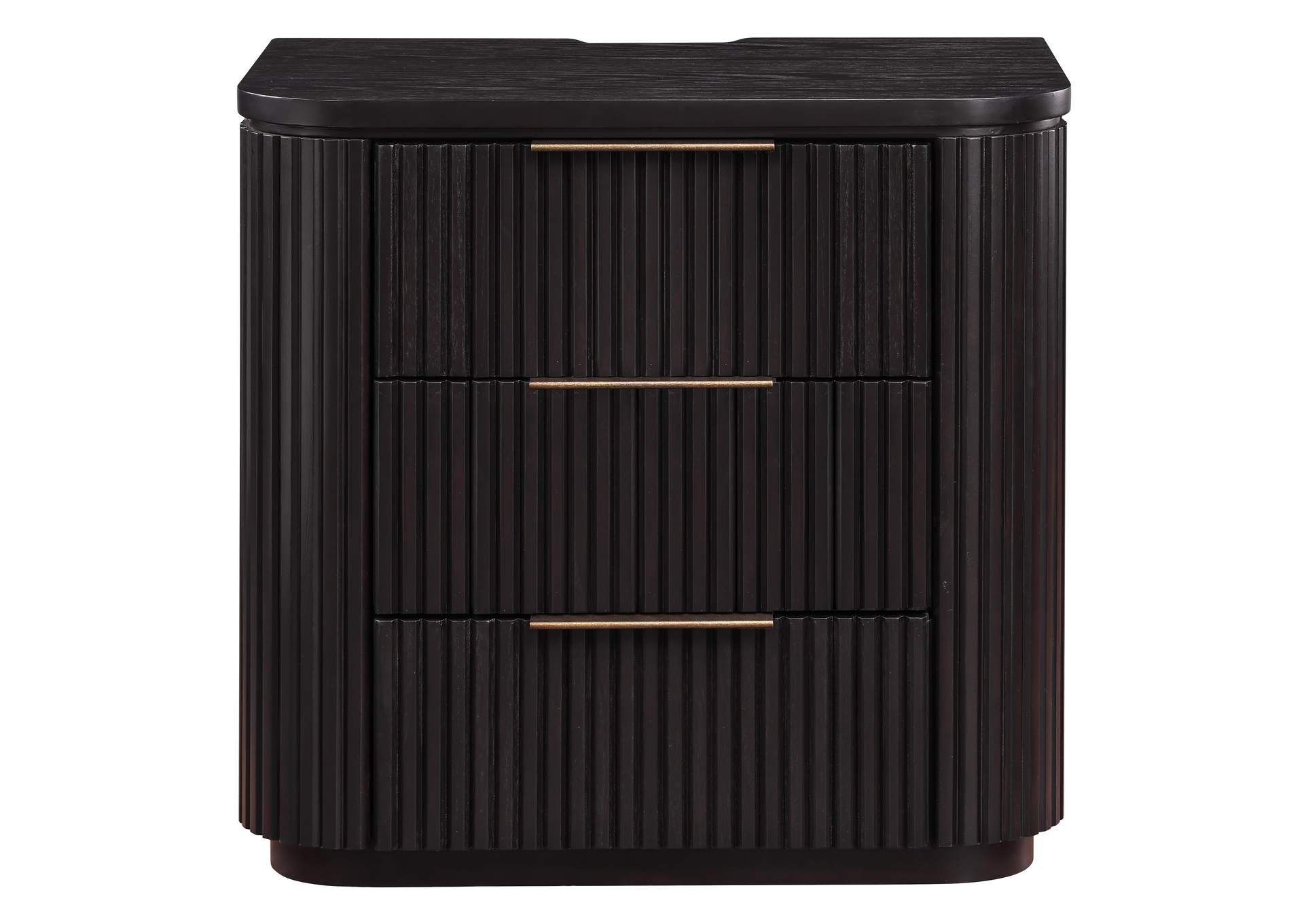 Henry Espresso Nightstand with Usb-C image 1