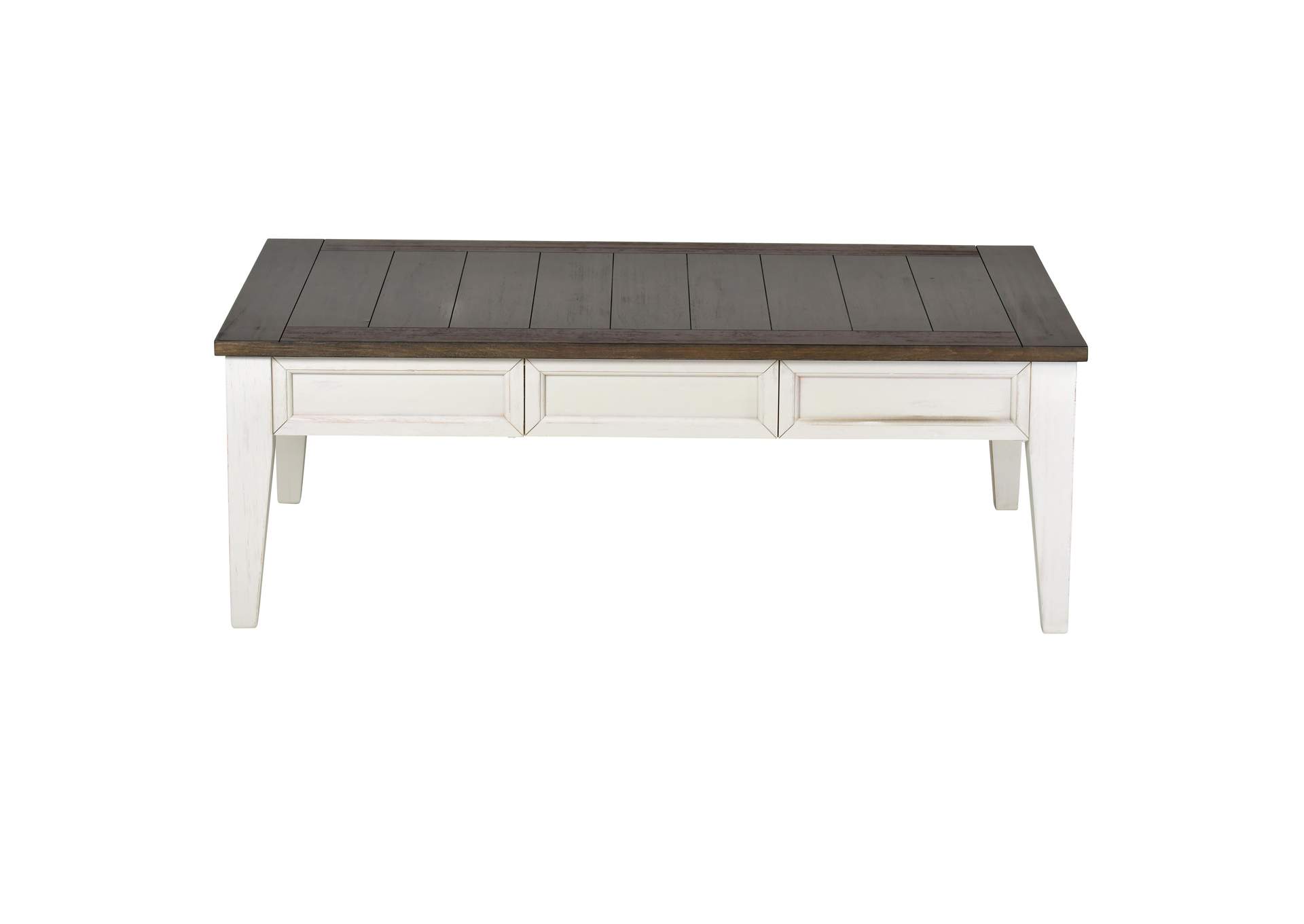 Cayla Dark Oak Cocktail Table image 1