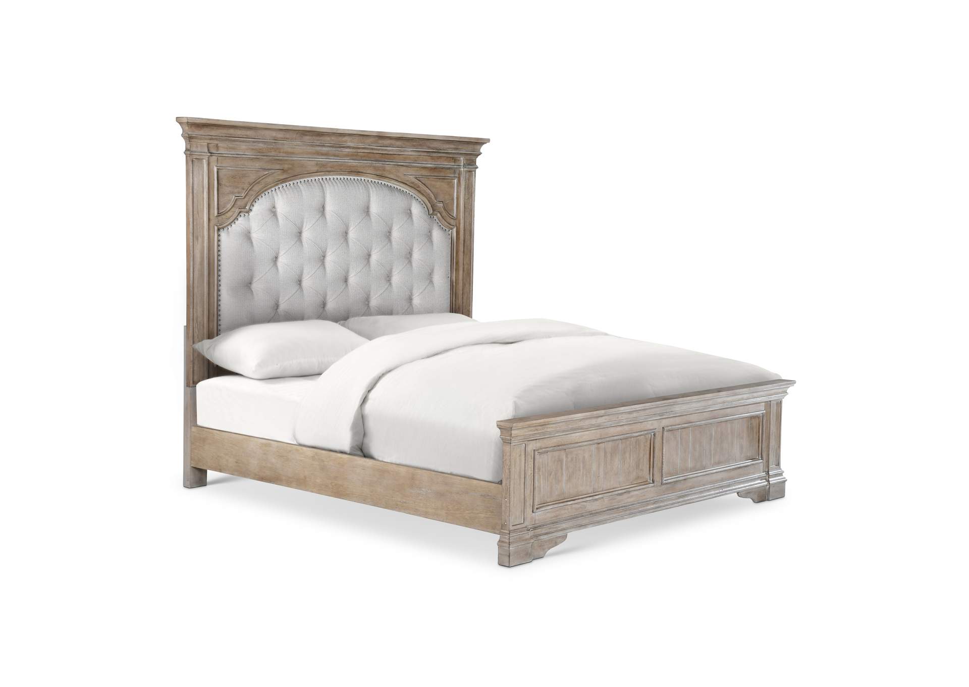 Highland Park King Bed Driftwood image 6