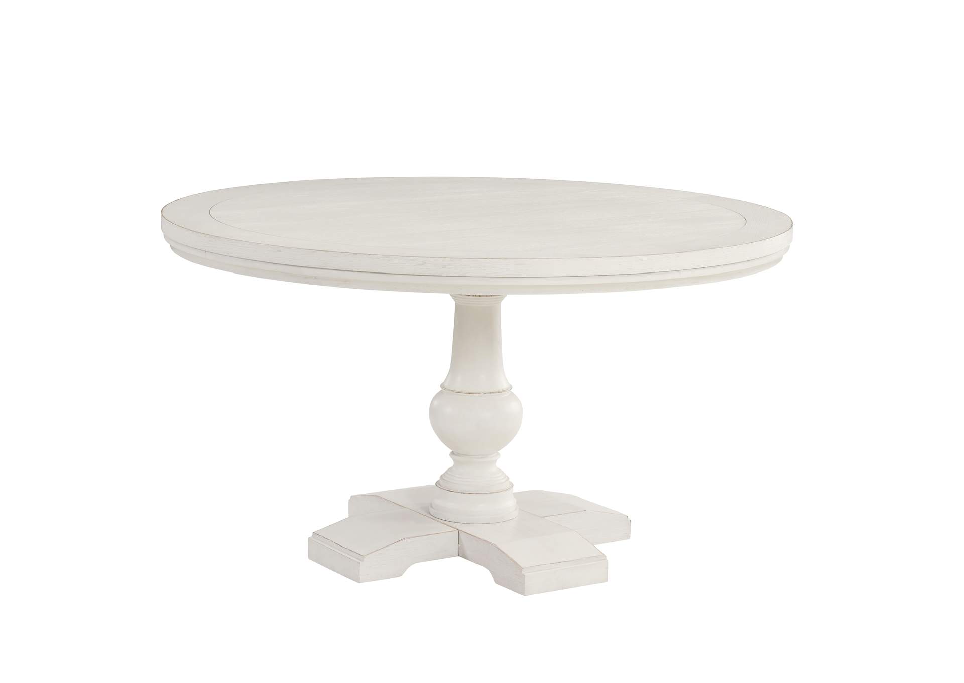 Warren White Round Dining Table image 1