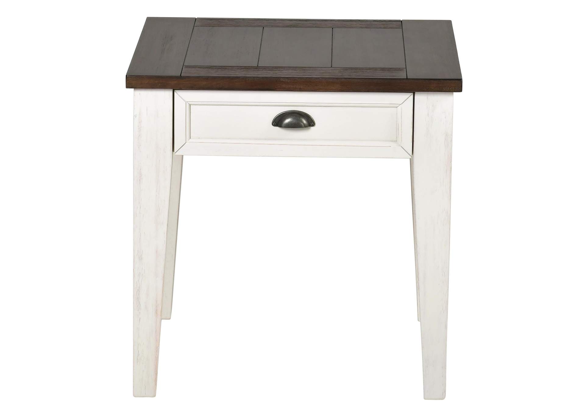 Cayla Dark Oak End Table image 1