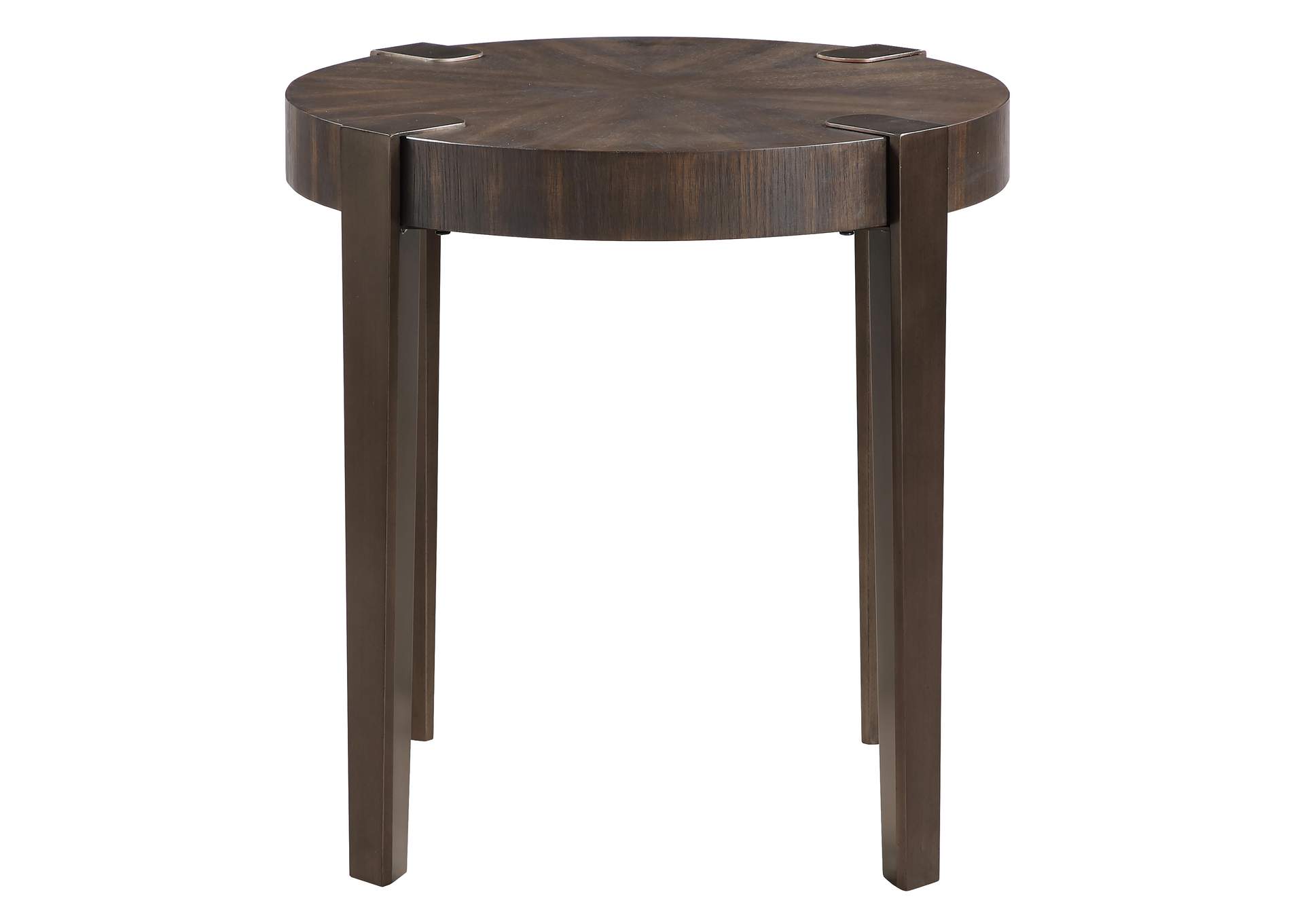 Gracie End Table, Brown image 1
