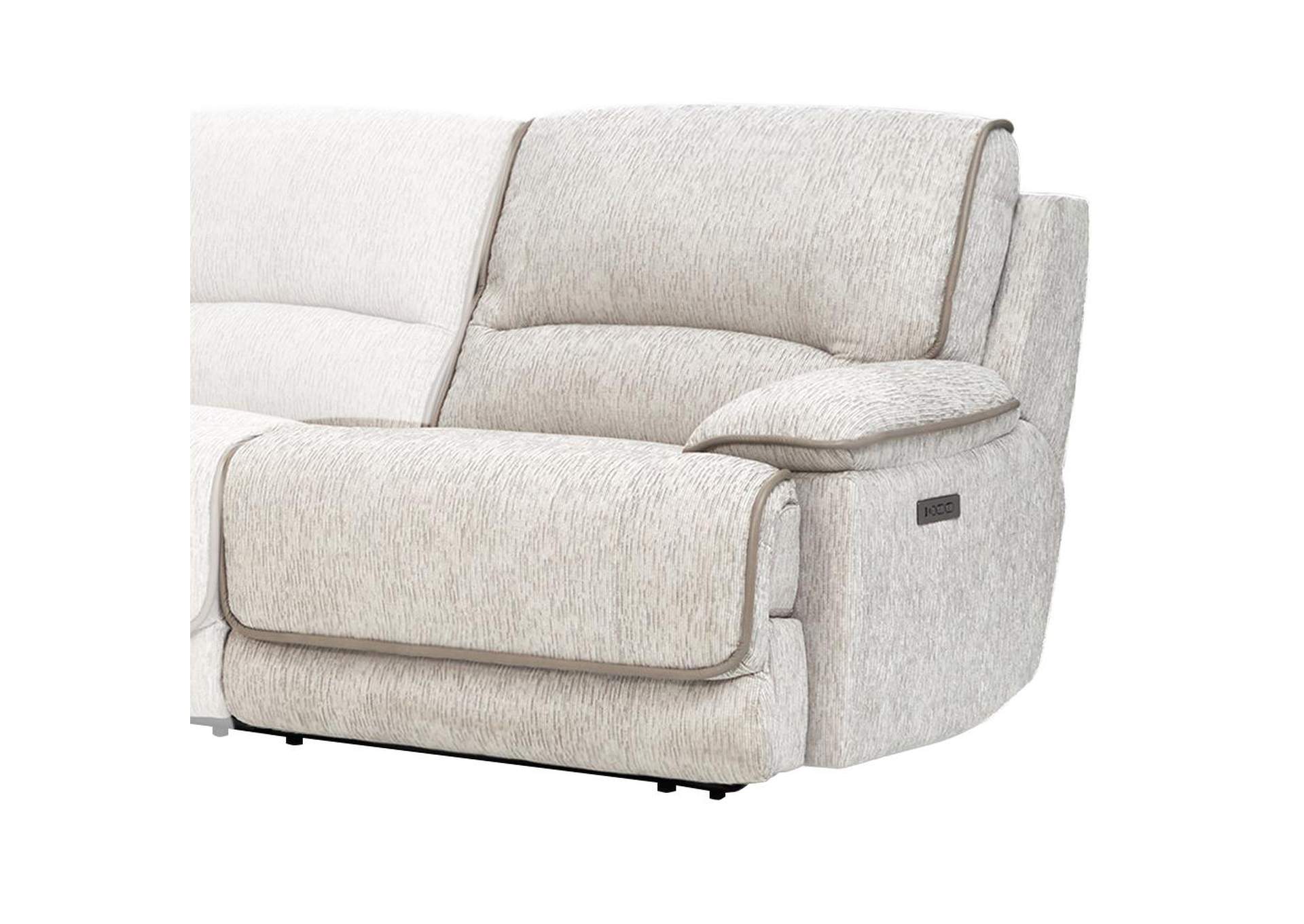 Olsen Dove Right-Arm-Facing Dual-Power Zero-Gravity Recliner image 1