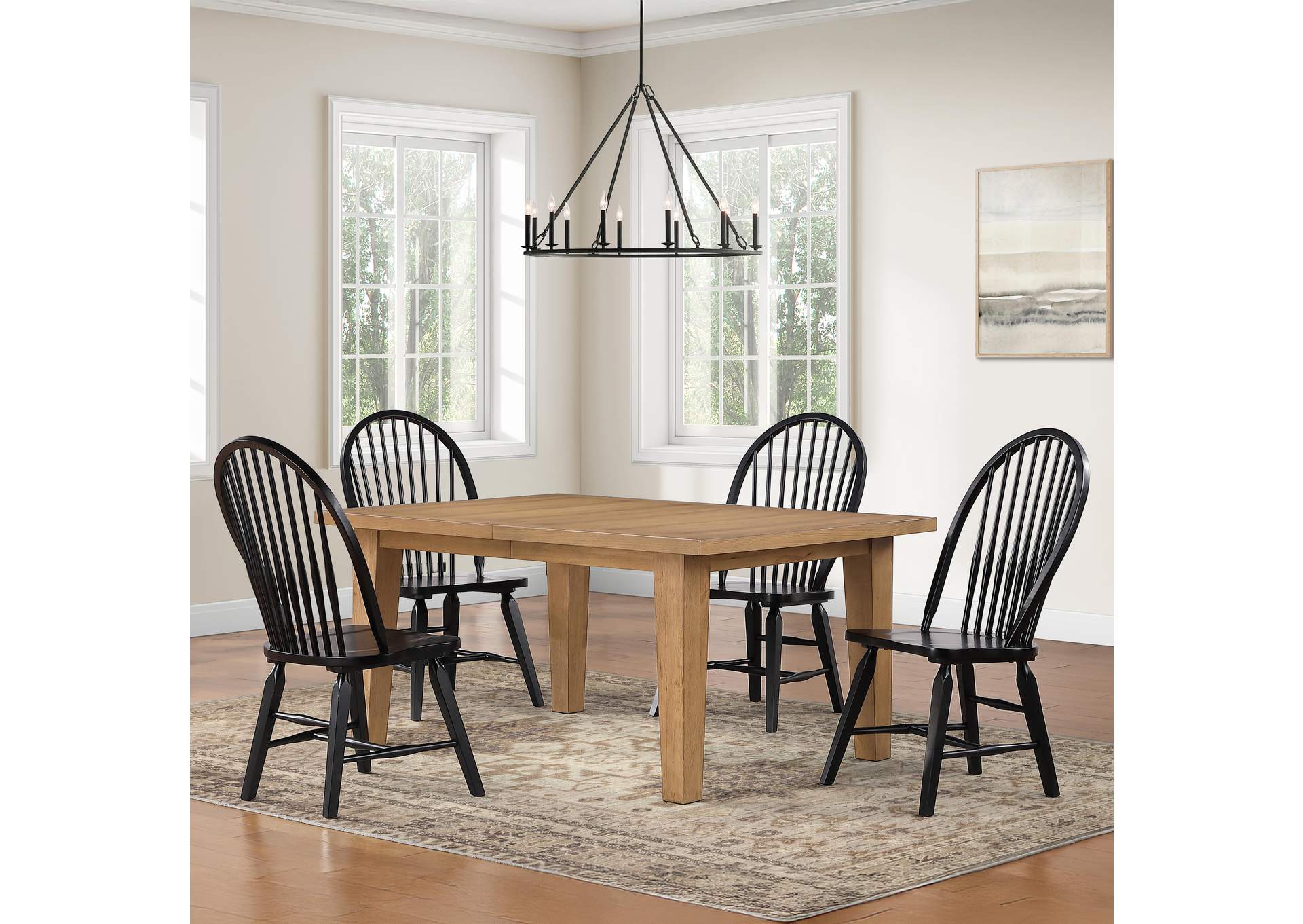 Sommerset Black 5-Piece Dining Set image 1