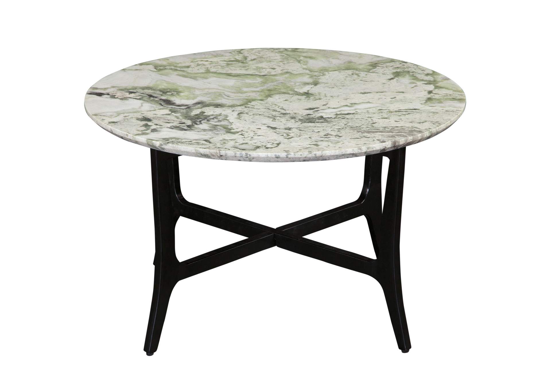 Hoxley Green Onyx Top Round Cocktail Table image 1
