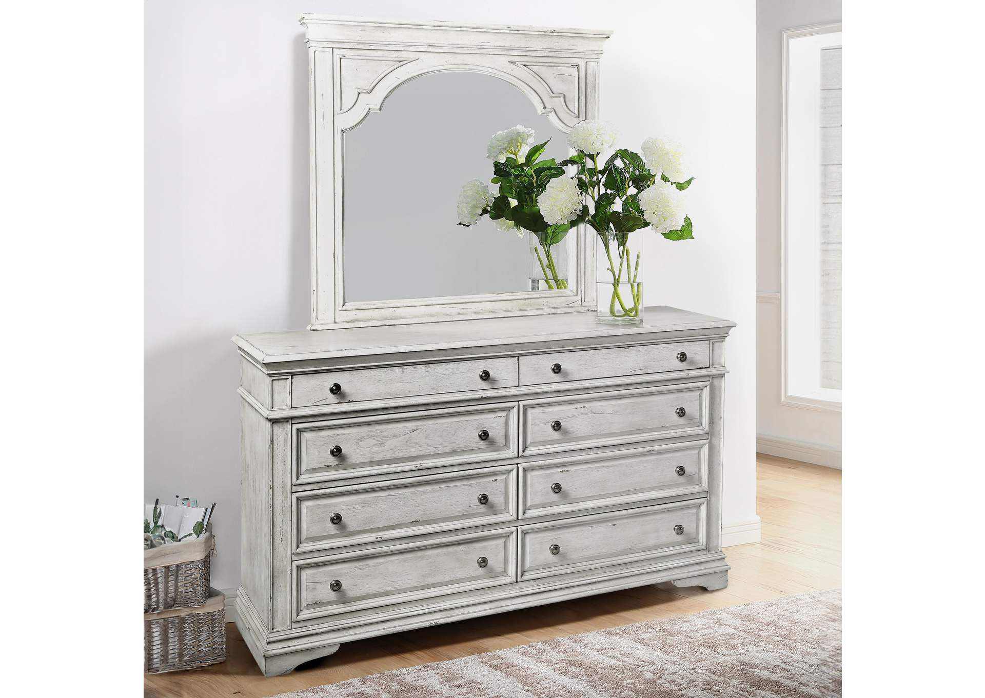 Highland Park Queen 4PC Set White image 4