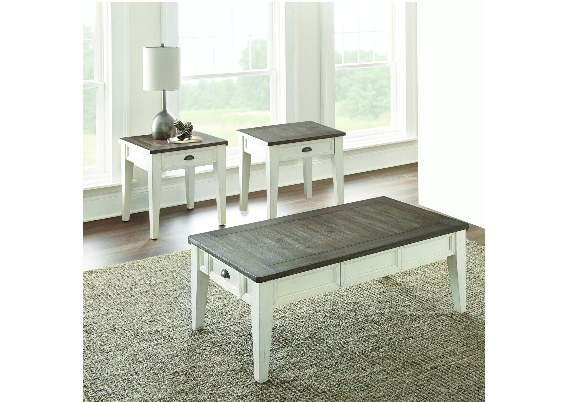 Cayla Dark Oak 3-Piece Occasional Set image 1