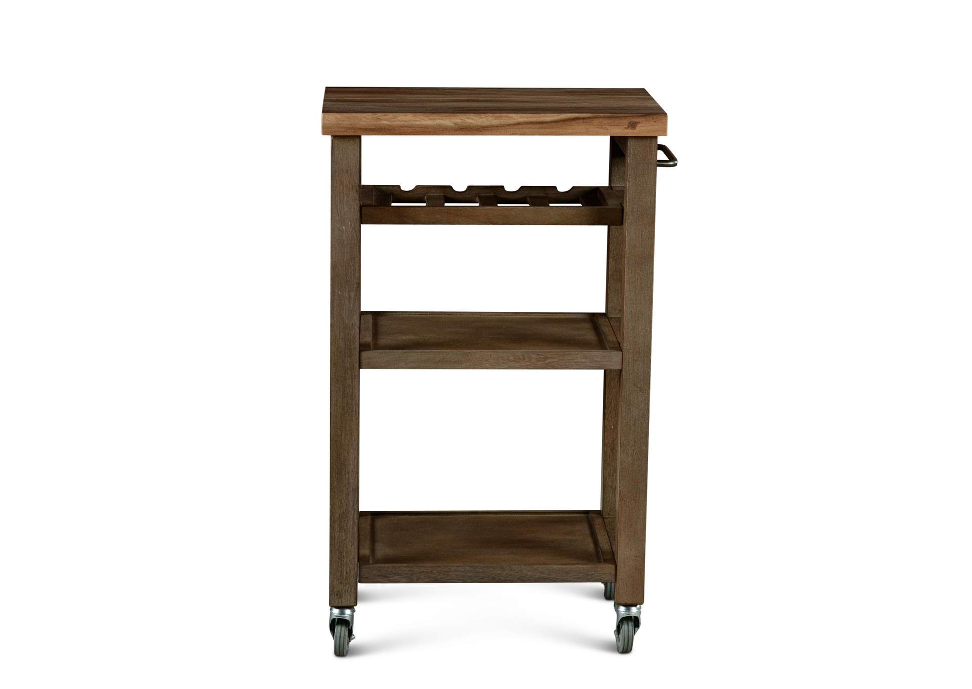 Belden Gray Kitchen Cart image 1