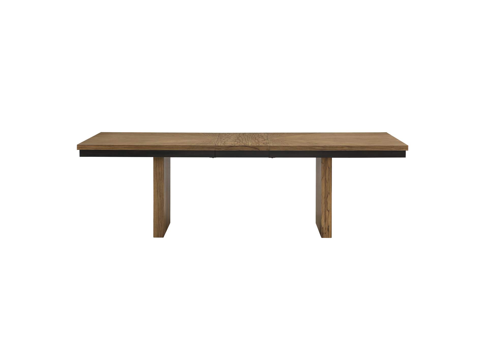 Roatan 80-96" Table with 16-Inch Self-Storing Leaf image 1