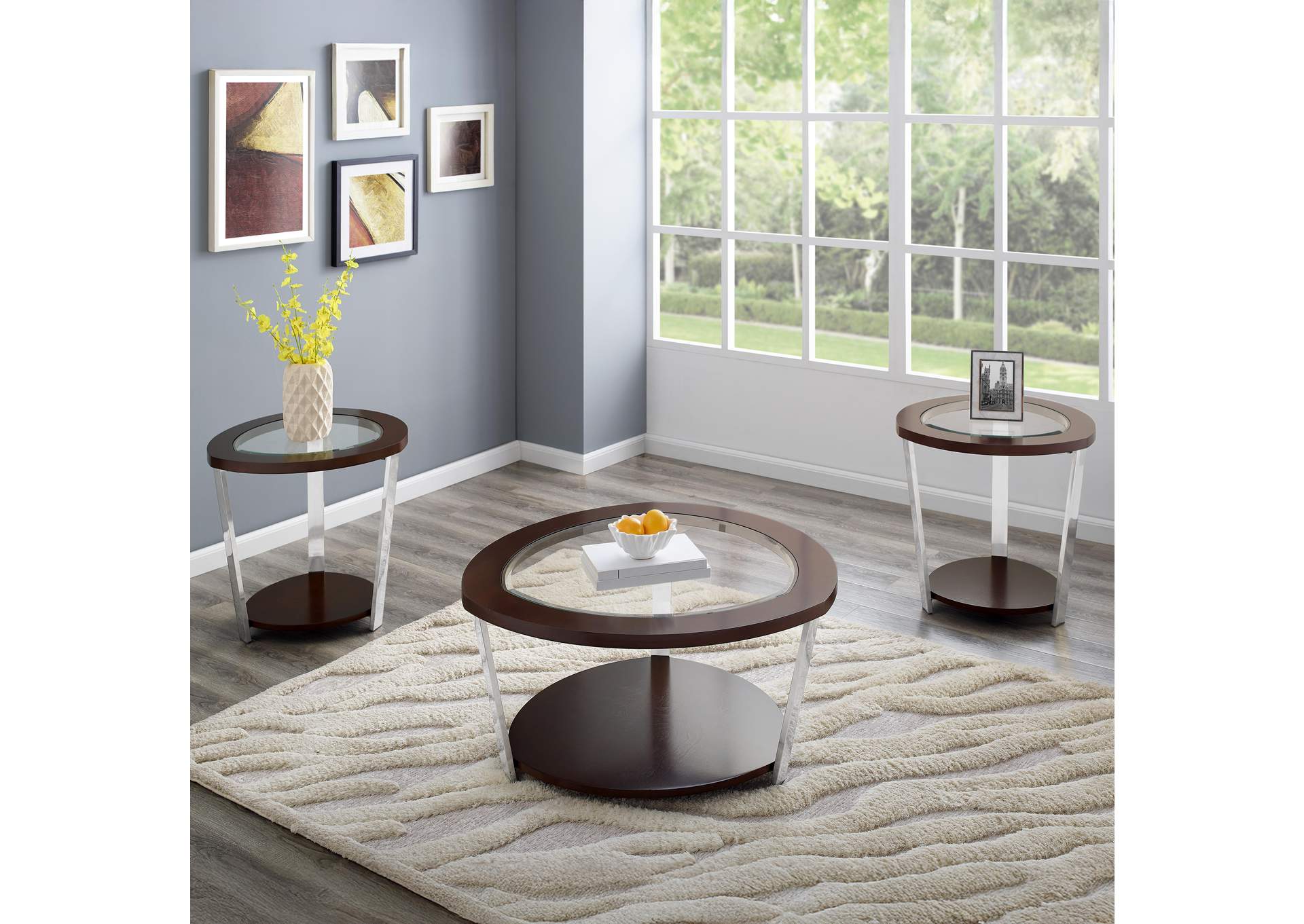 Duncan Brown 3-Piece Occasional Set image 1