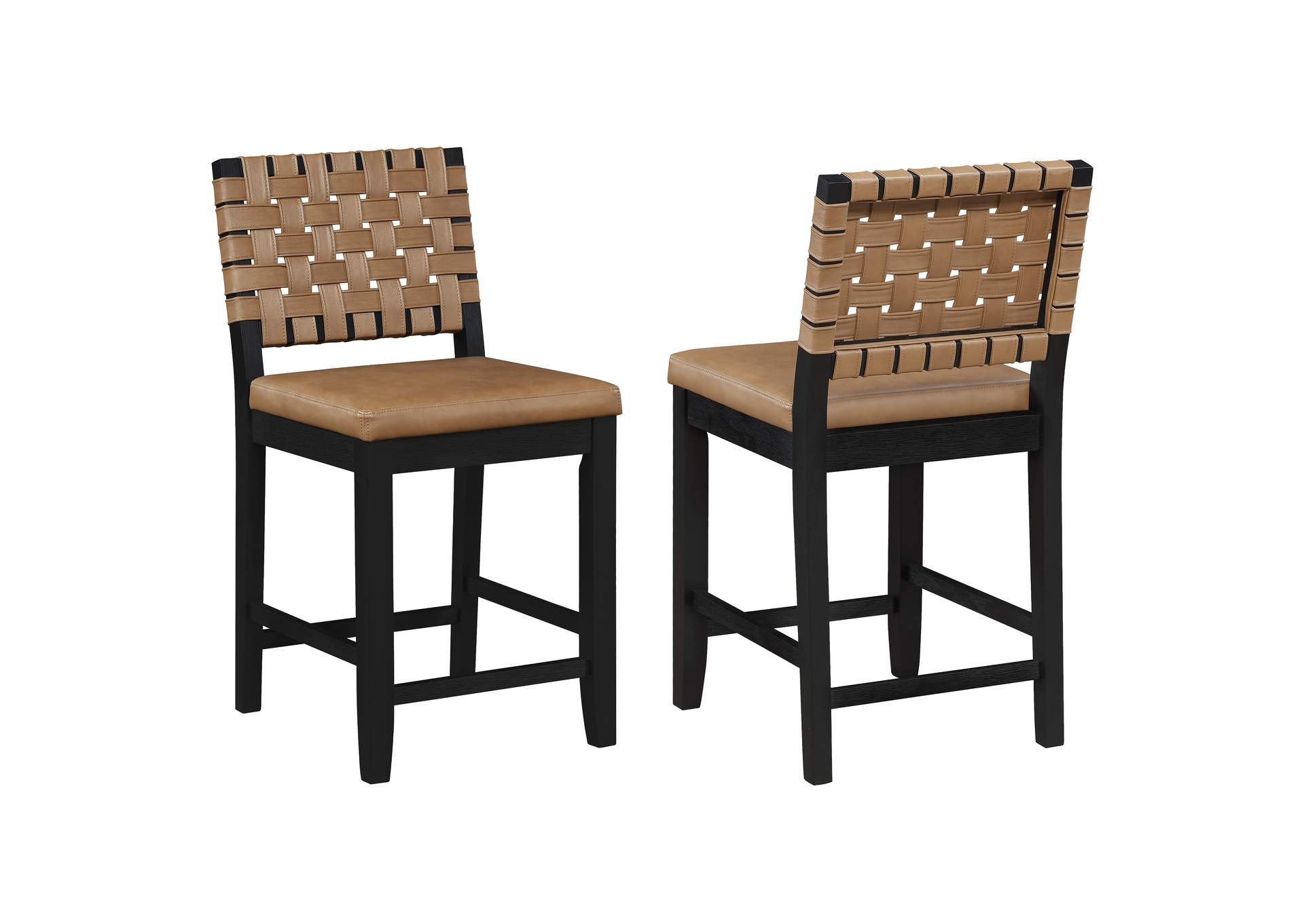 Reid Black Counter Chair image 1