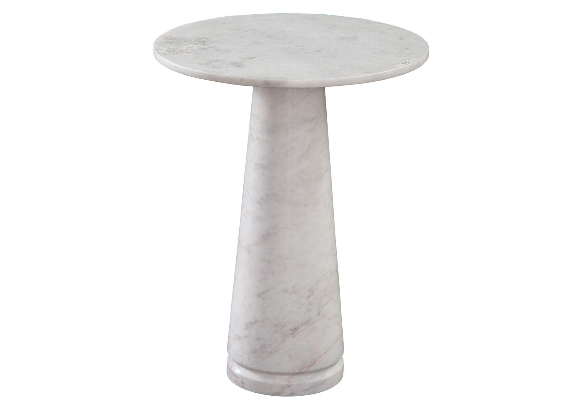 Joni Talita White Marble End Table image 1