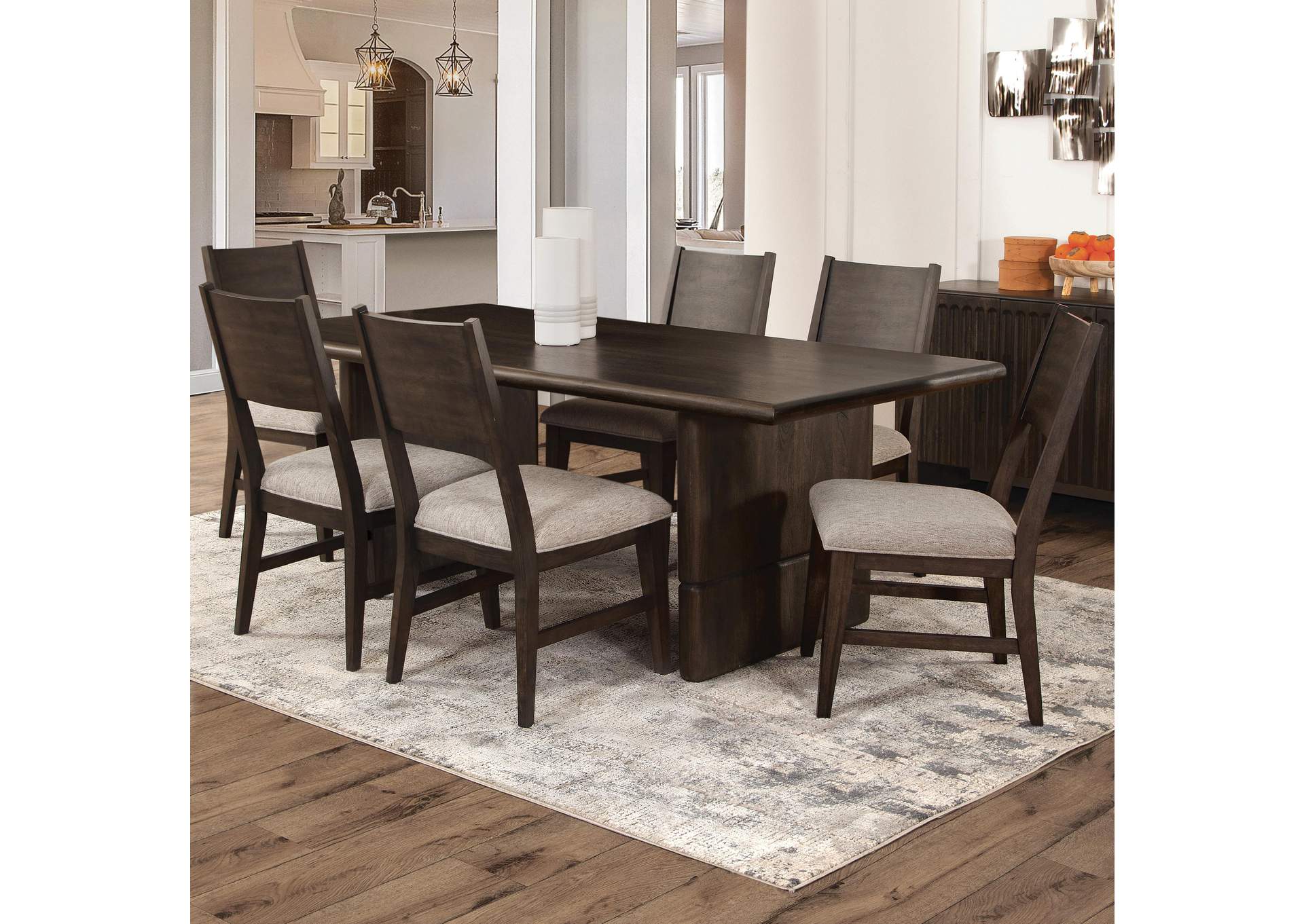 Norvell Gray 7-Piece Dining Set image 1