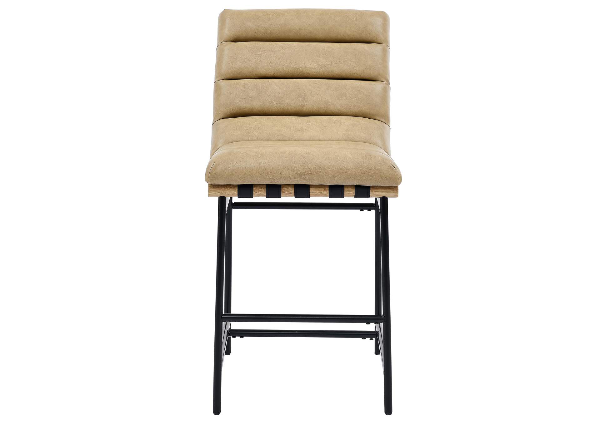 Nicco 24" Counter Chair, Sand Vegan Leather image 1