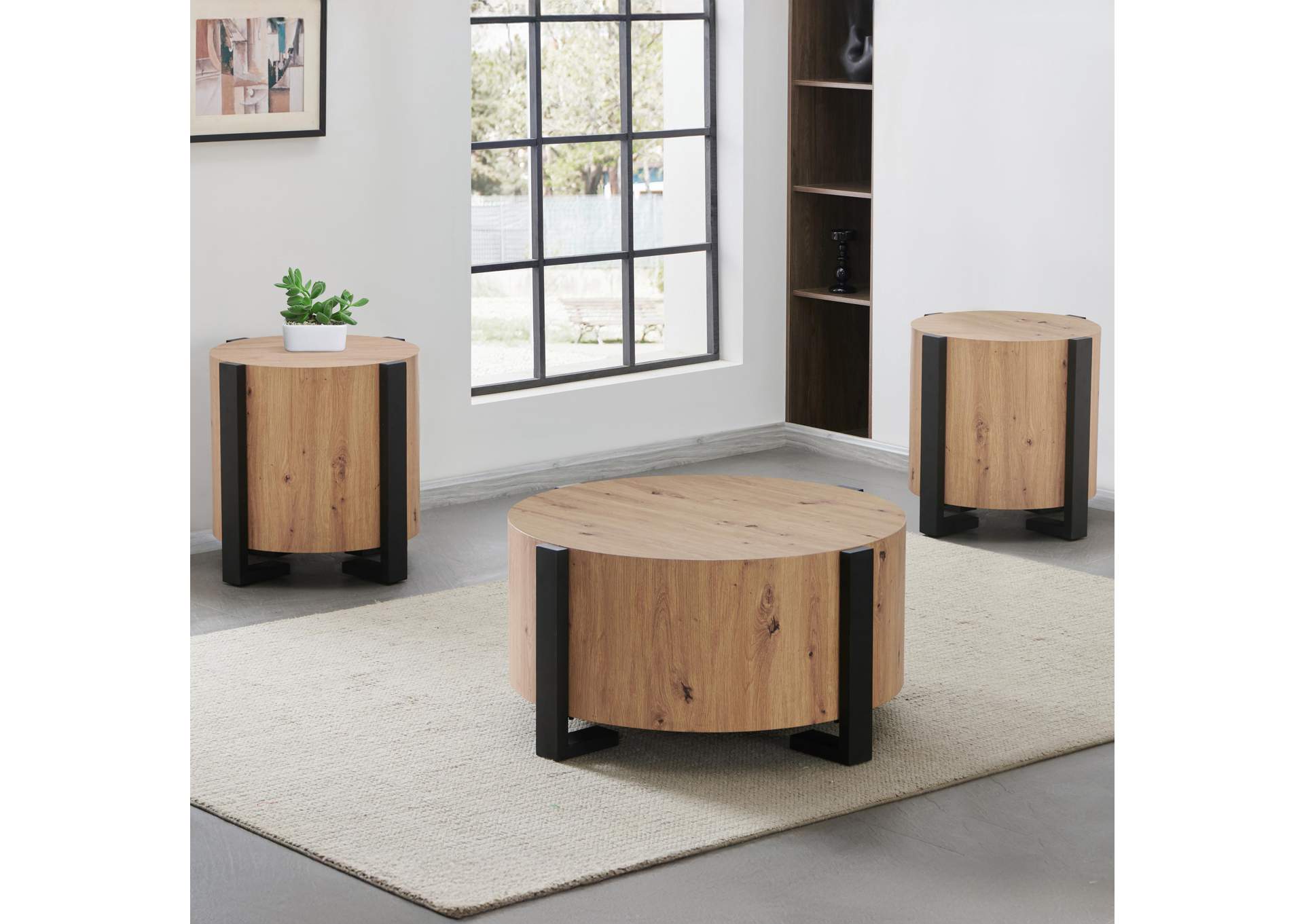 Darcie Faux-Wood 3-Piece Occasional Set image 1