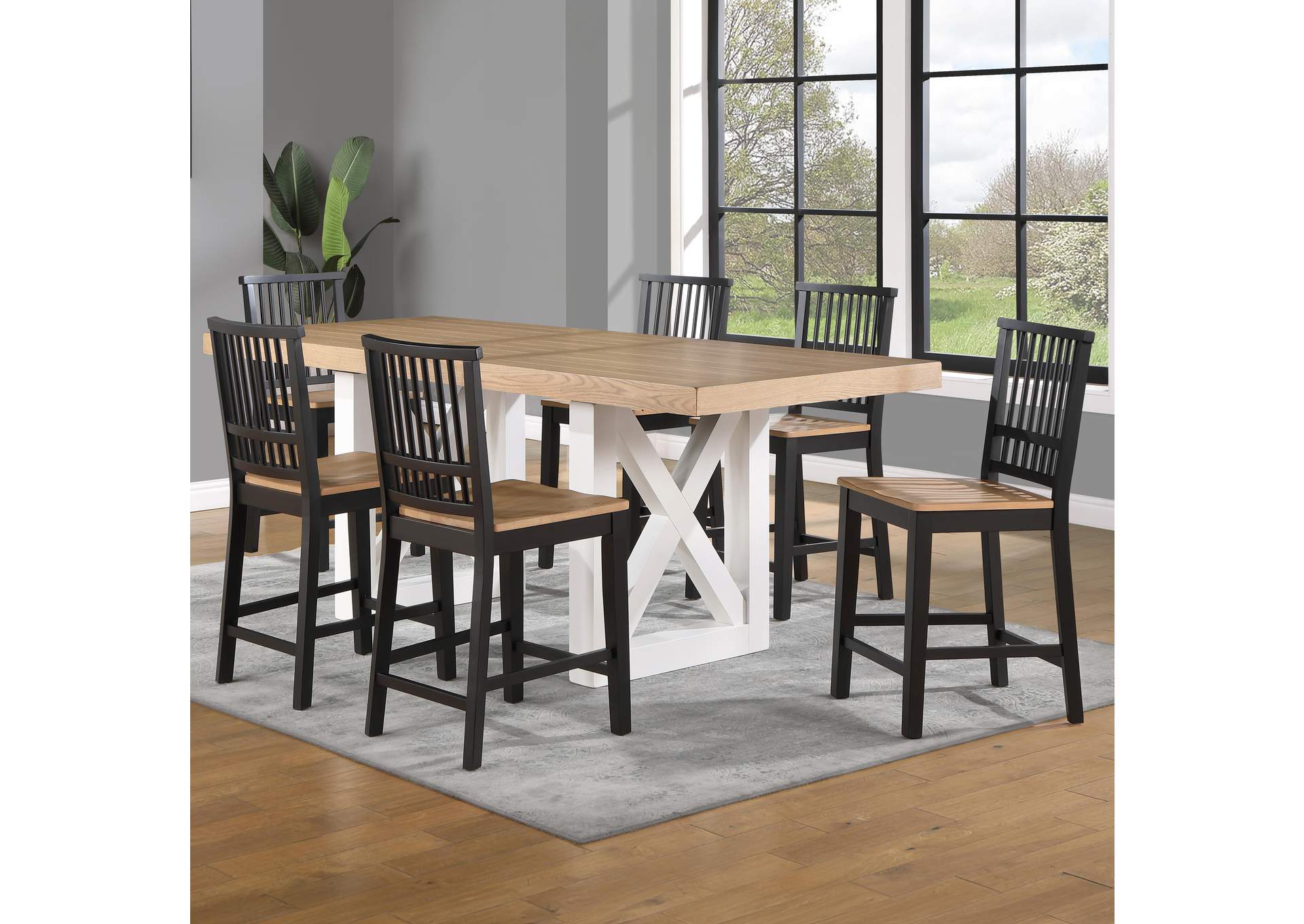 Magnolia 7-Piece Counter Dining Set image 1