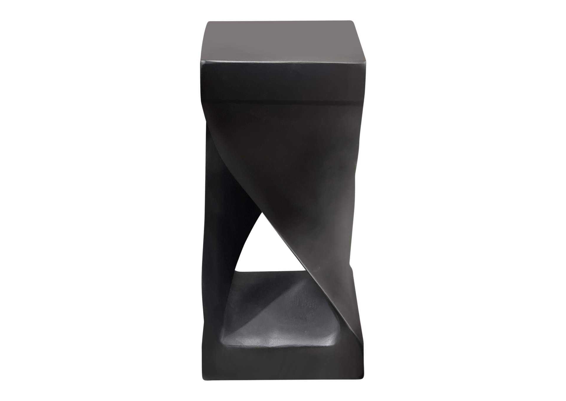 Solana Solid Wood Accent Table, Black Finish image 1