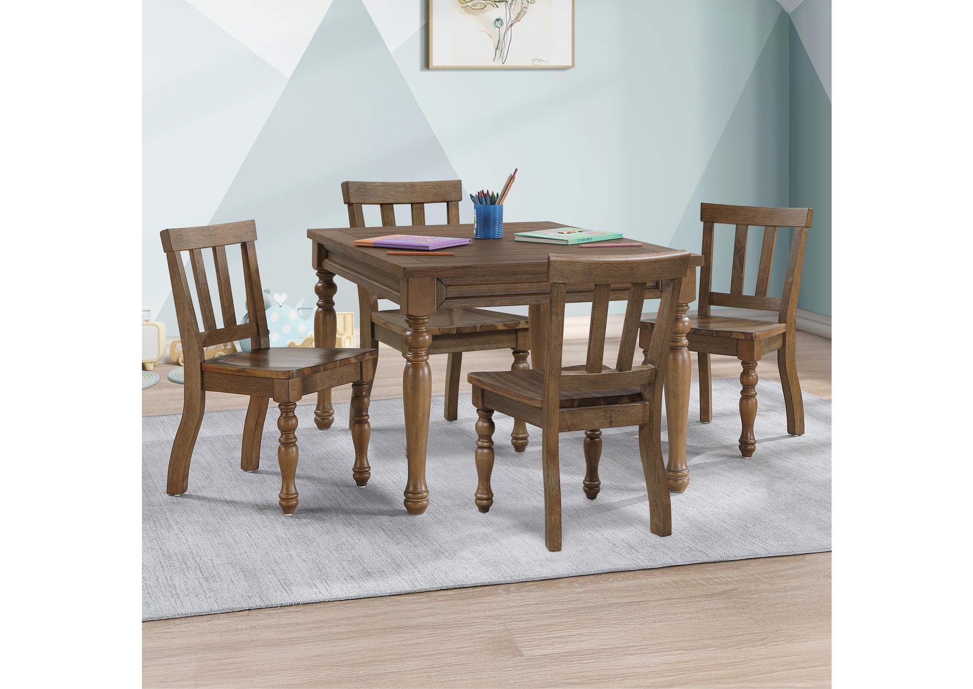 Joanna Brown 5-Piece Dining Set image 1