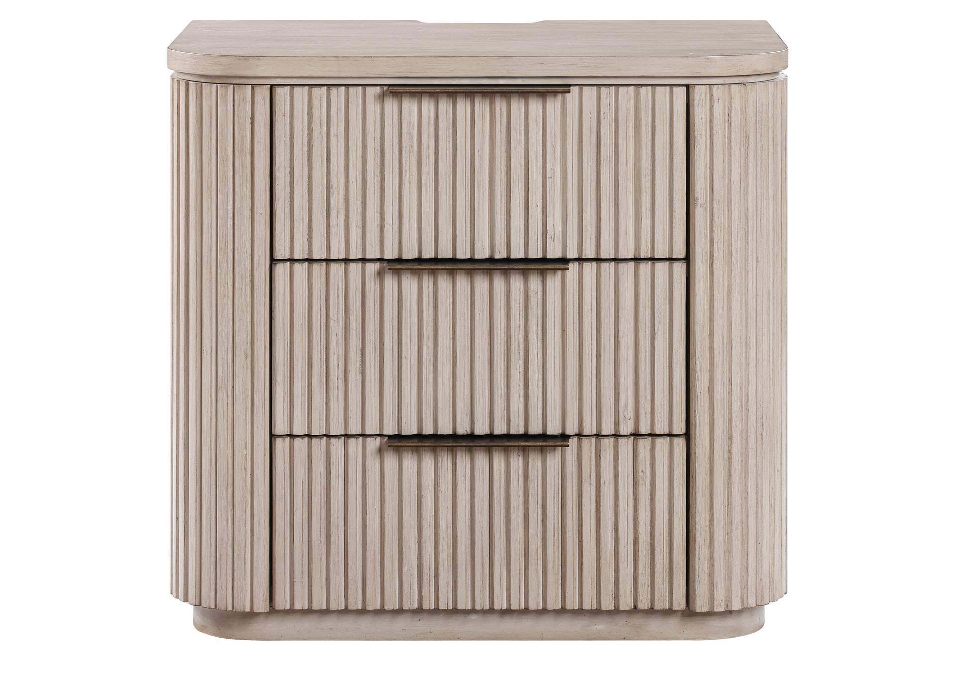 Henry Sand Nightstand with Usb-C image 1