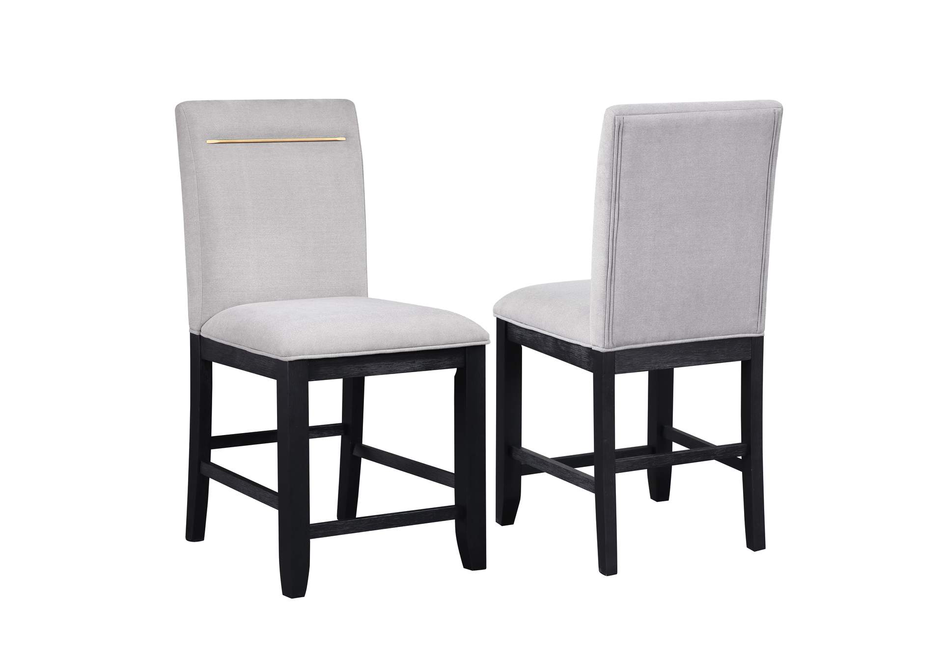 Yves Counter Chair Grey image 1