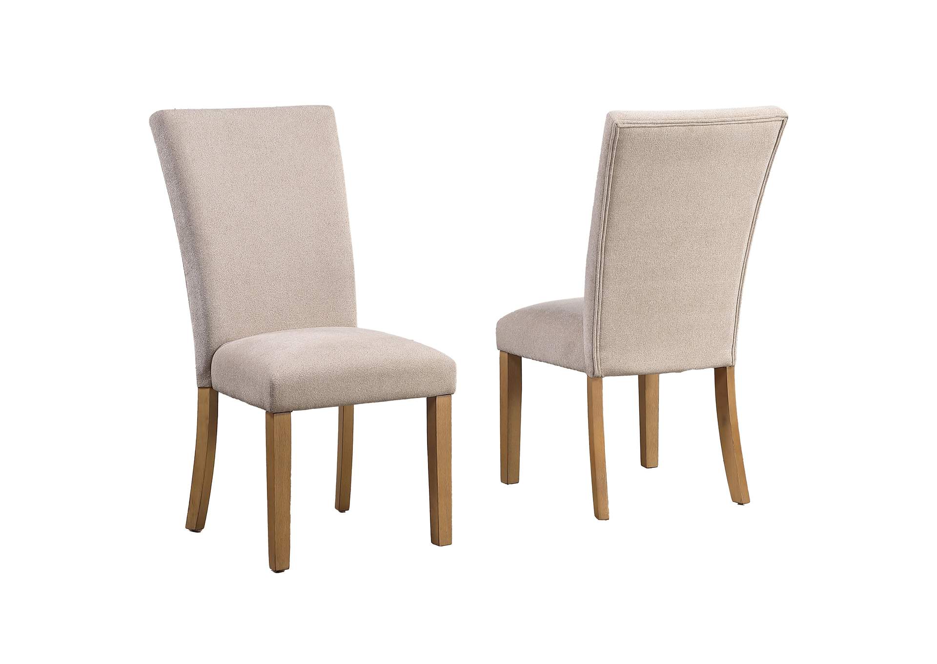 Artemis Beige Chenille Side Chair image 1