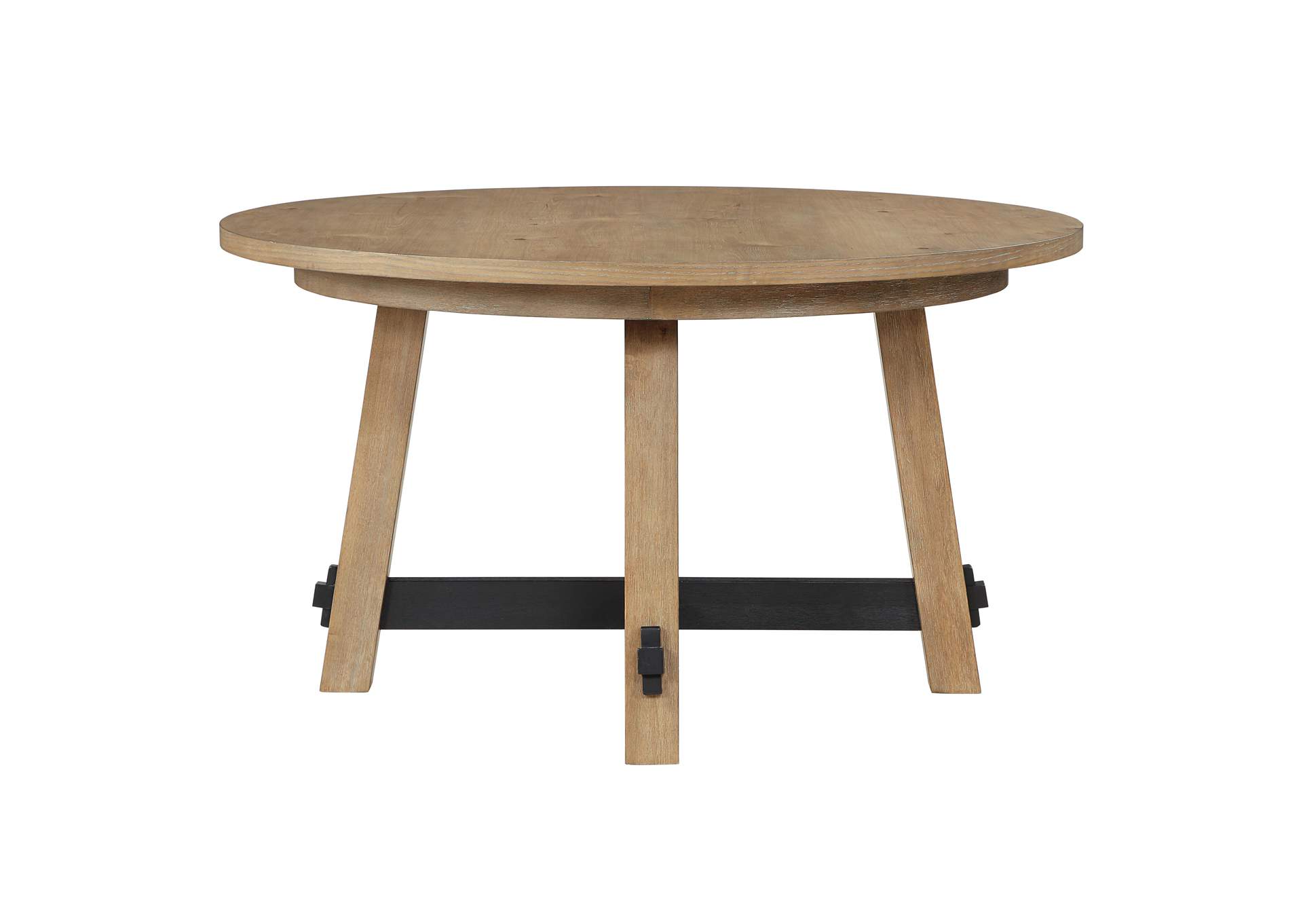 Aubrey 54- Round Dining Table, Brown image 1
