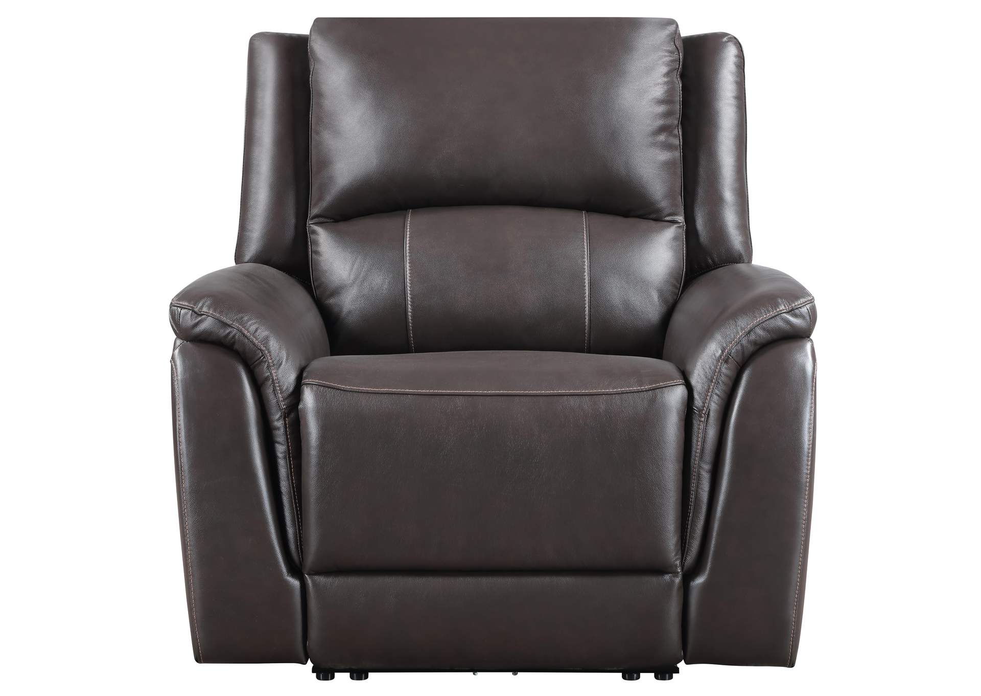 Alexandria Chocolate Power Recliner image 1