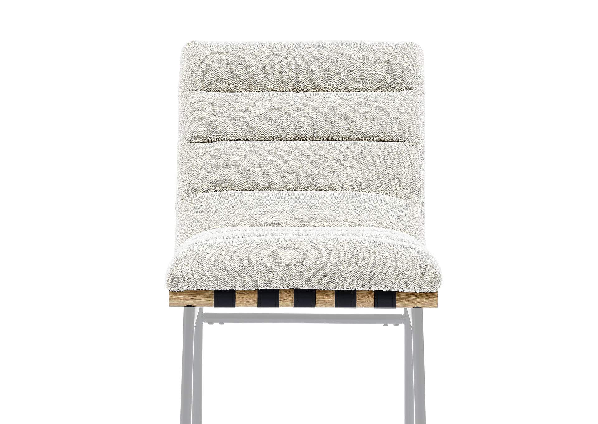Nicco Eggshell Polyester 30- Bar Stool Bucket Seat image 1