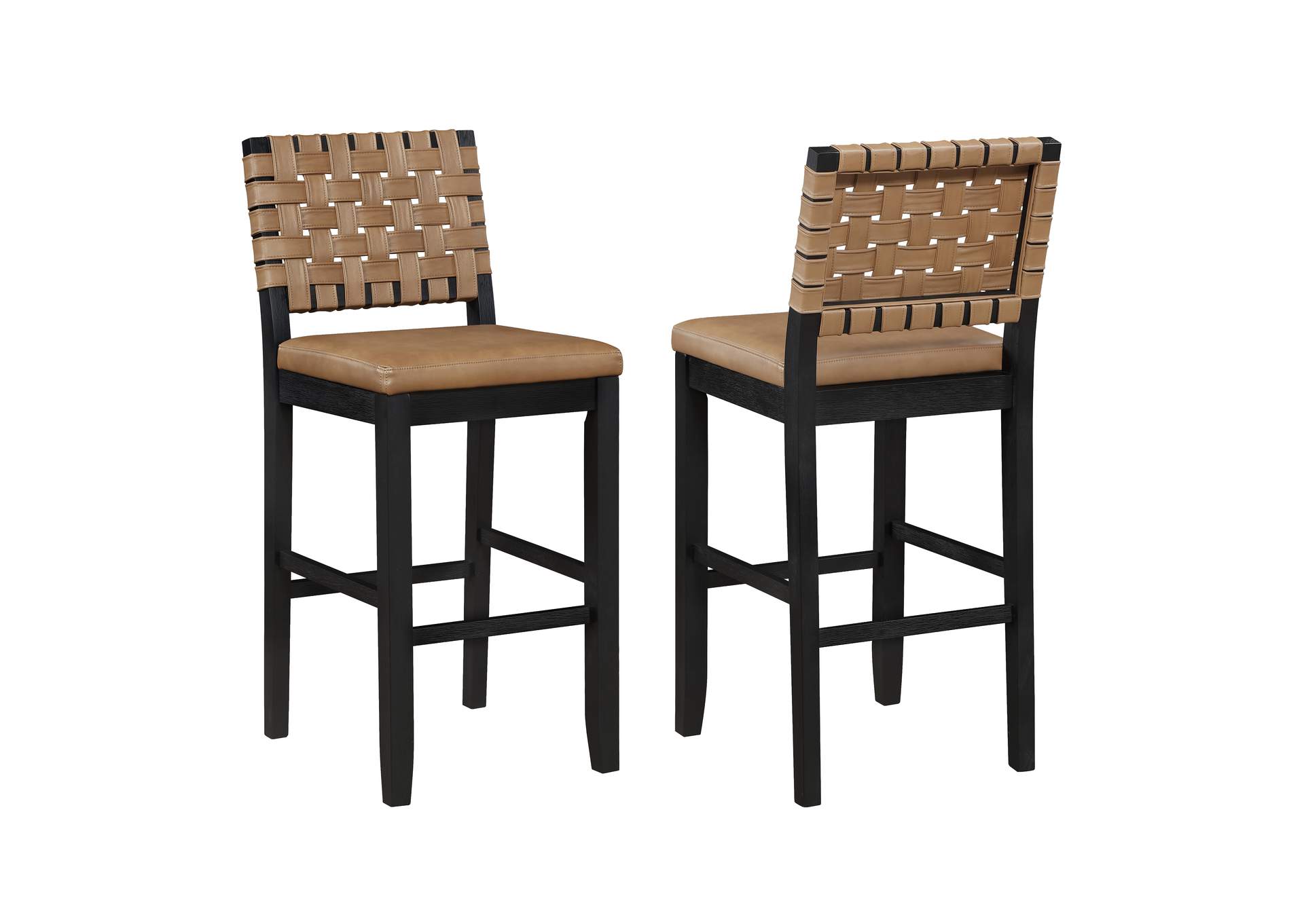 Reid Black Bar Chair image 1