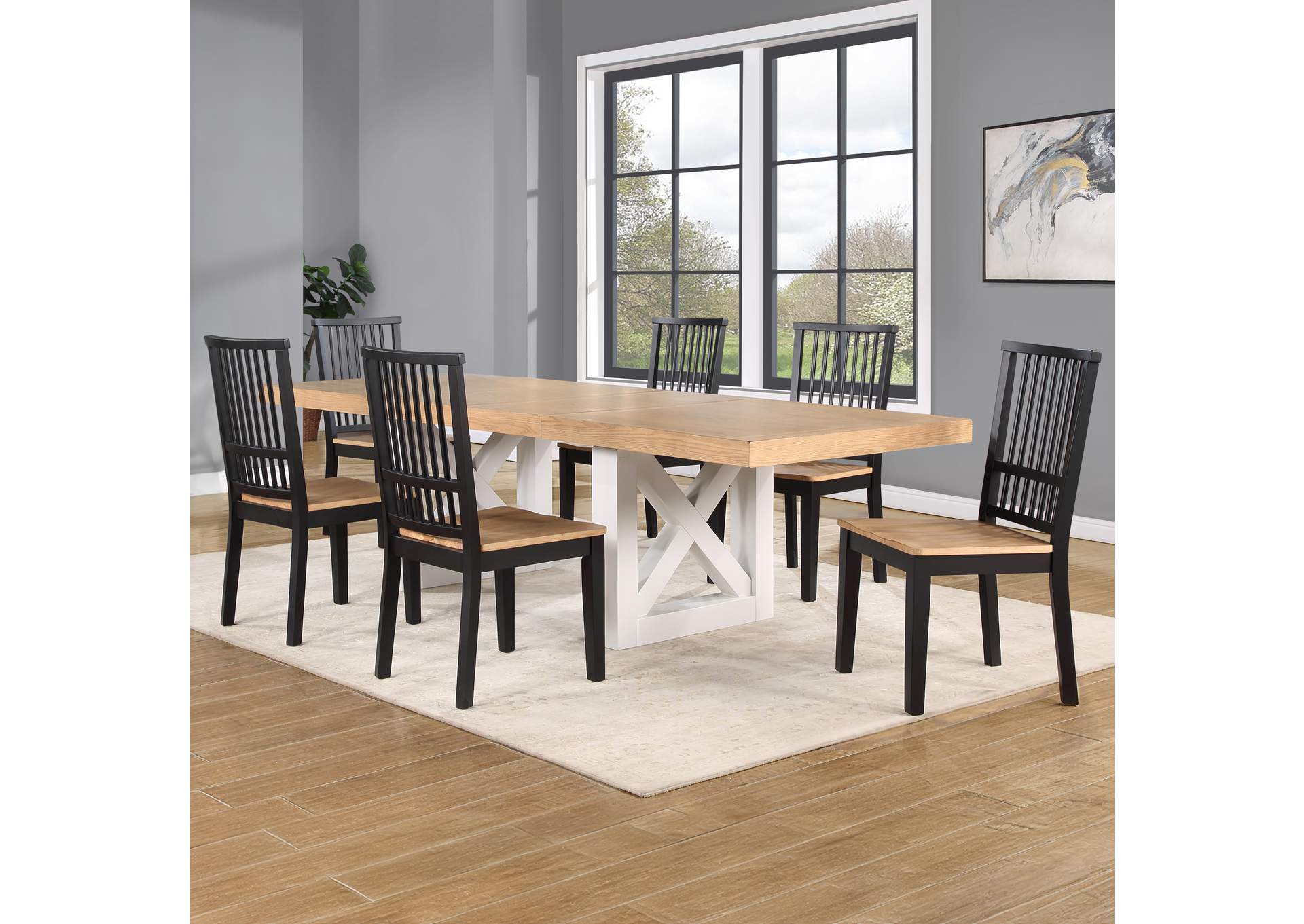 Magnolia 7-Piece Dining Set - Table, 6 Side Chairs image 1
