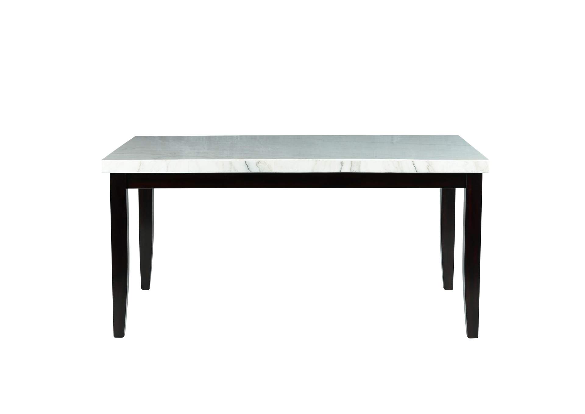 Westby White Marble Top Dining image 1
